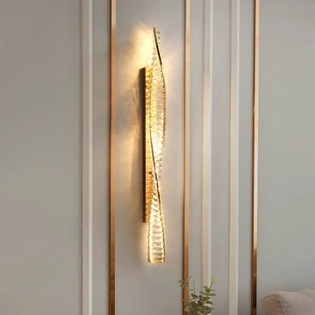 Dna Double Helix Crystal Wall Light - Image 3