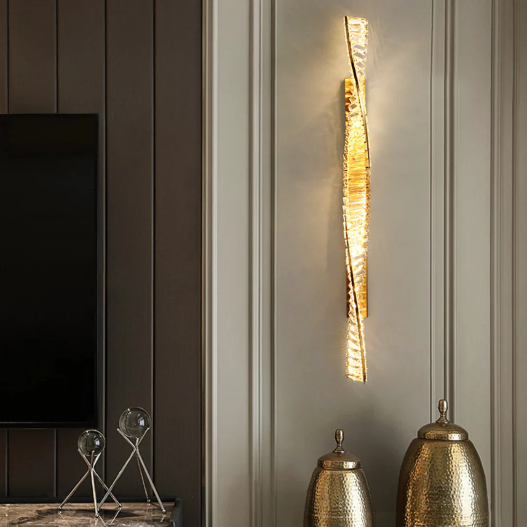 Dna Double Helix Crystal Wall Light - Image 6