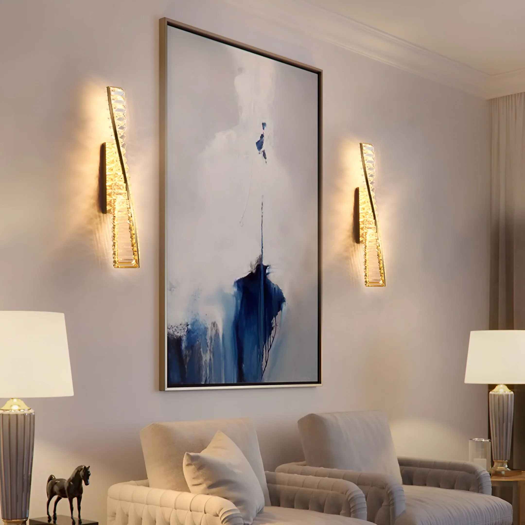 Dna Double Helix Crystal Wall Light - Image 8