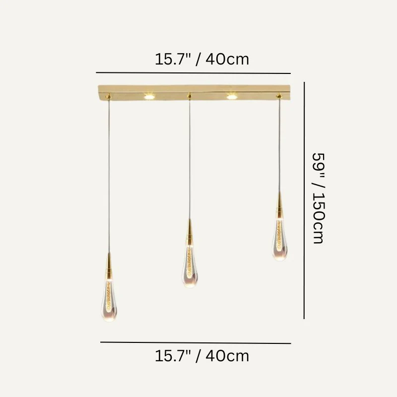 Drop Linear Chandelier - Image 14