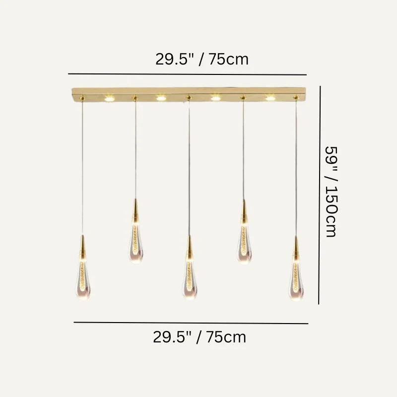 Drop Linear Chandelier - Image 15