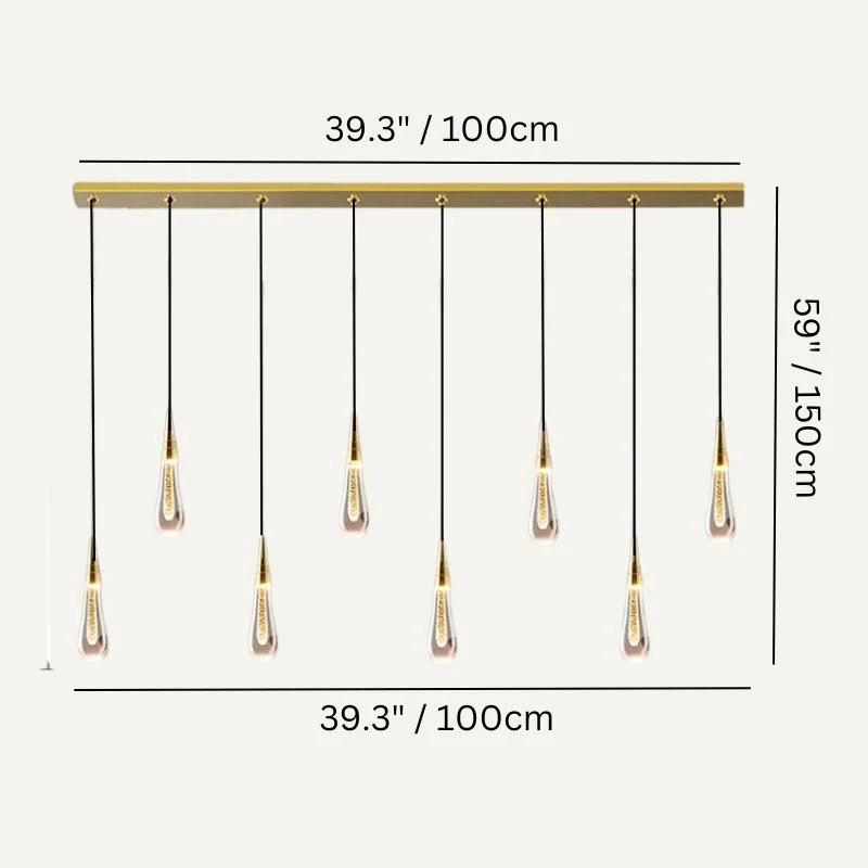 Drop Linear Chandelier - Image 16