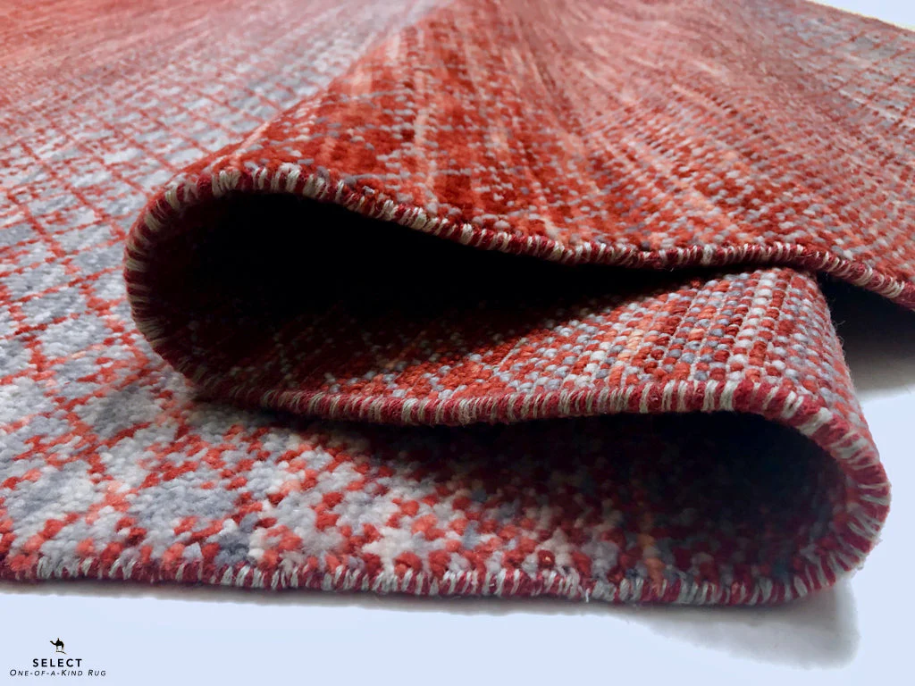 Durva/Grass Design (9'01"x11'06") red/gray - Image 9