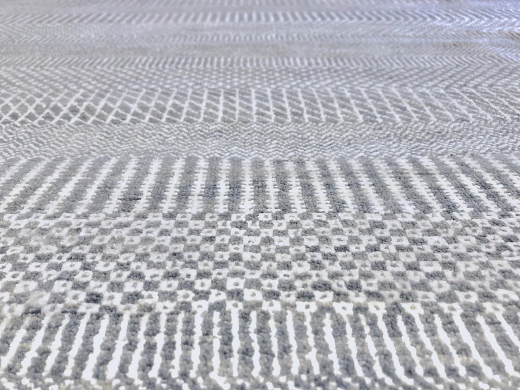 Durva - Grass Design gray 12x14 - Image 9