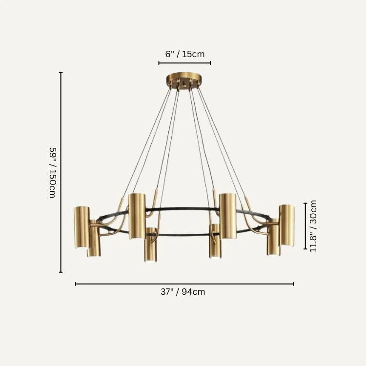 Ecliptis Round Chandelier - Image 9