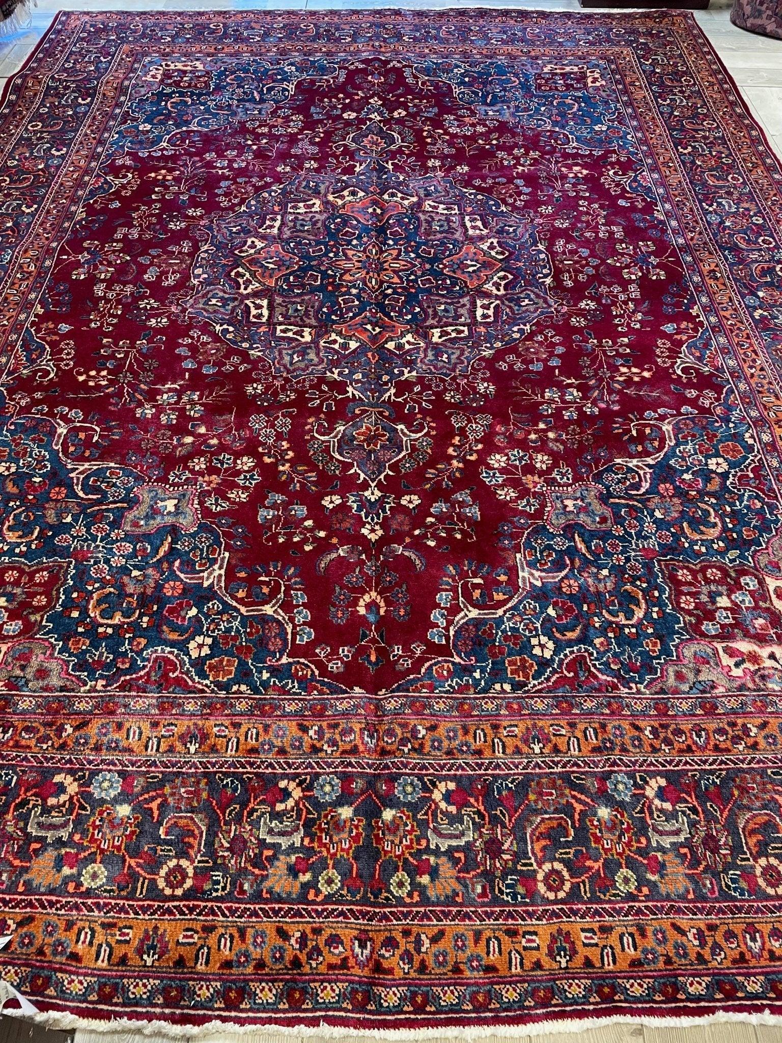 Elegant Hand Knotted Khorasan Area Rug 9’8” x 12’10” - Image 2