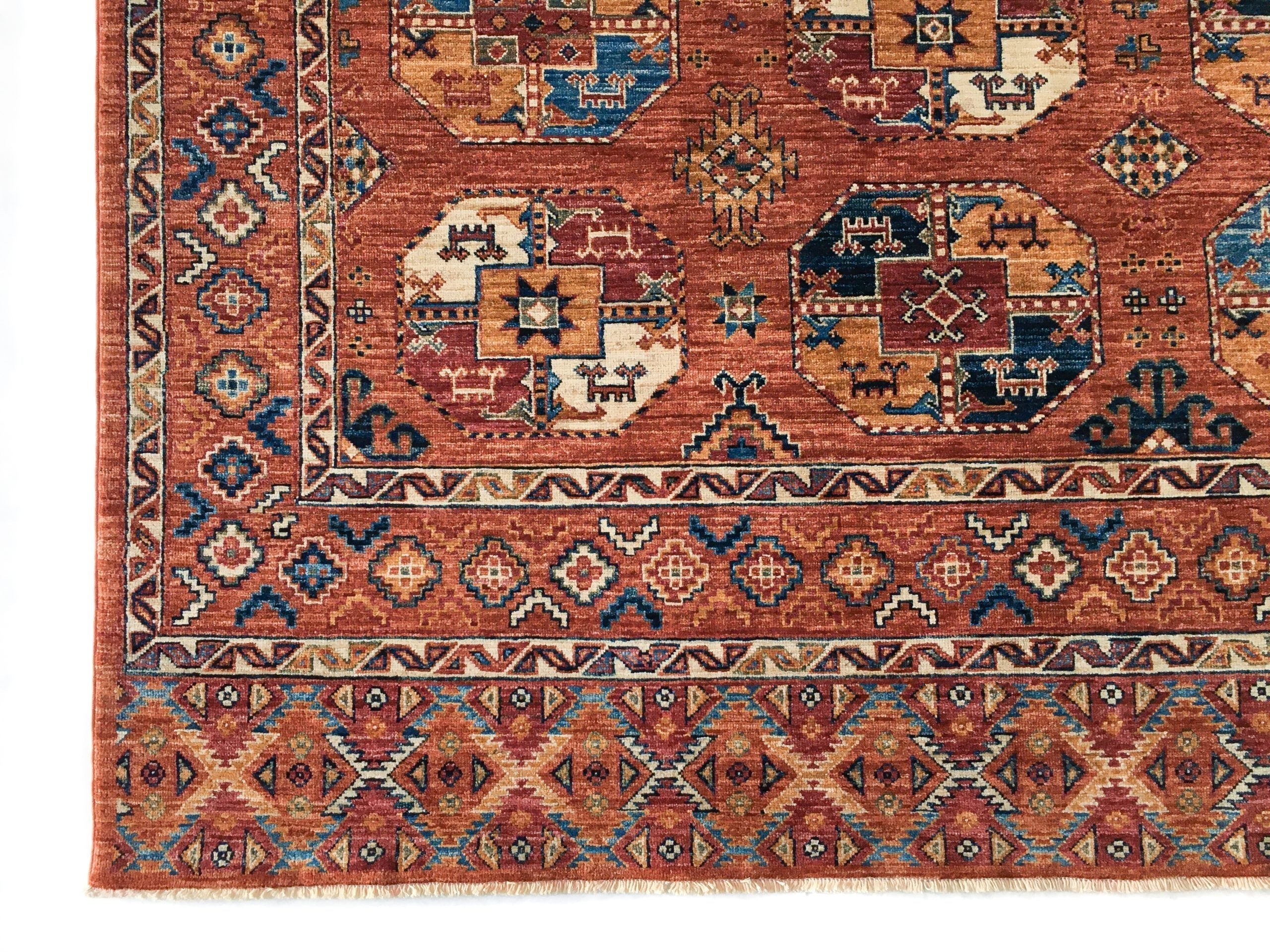 Ersari Bokhara (8'10"x12'04") rust - Image 2