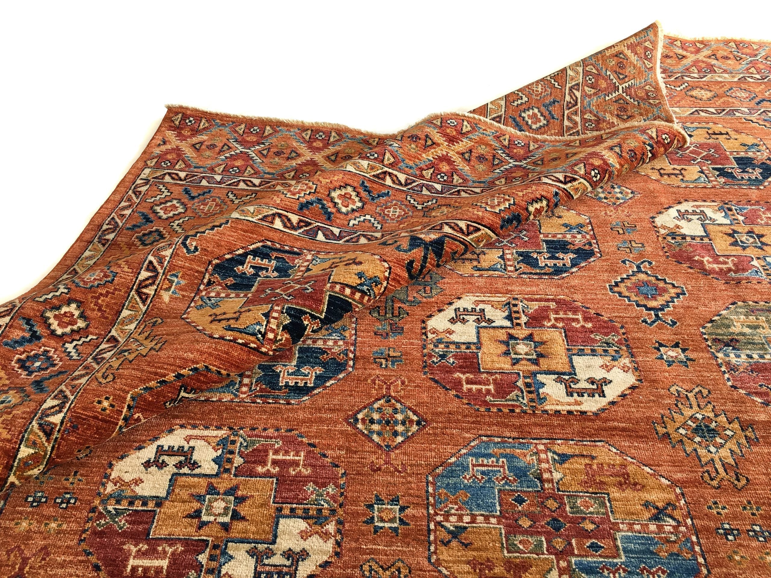 Ersari Bokhara (8'10"x12'04") rust - Image 9