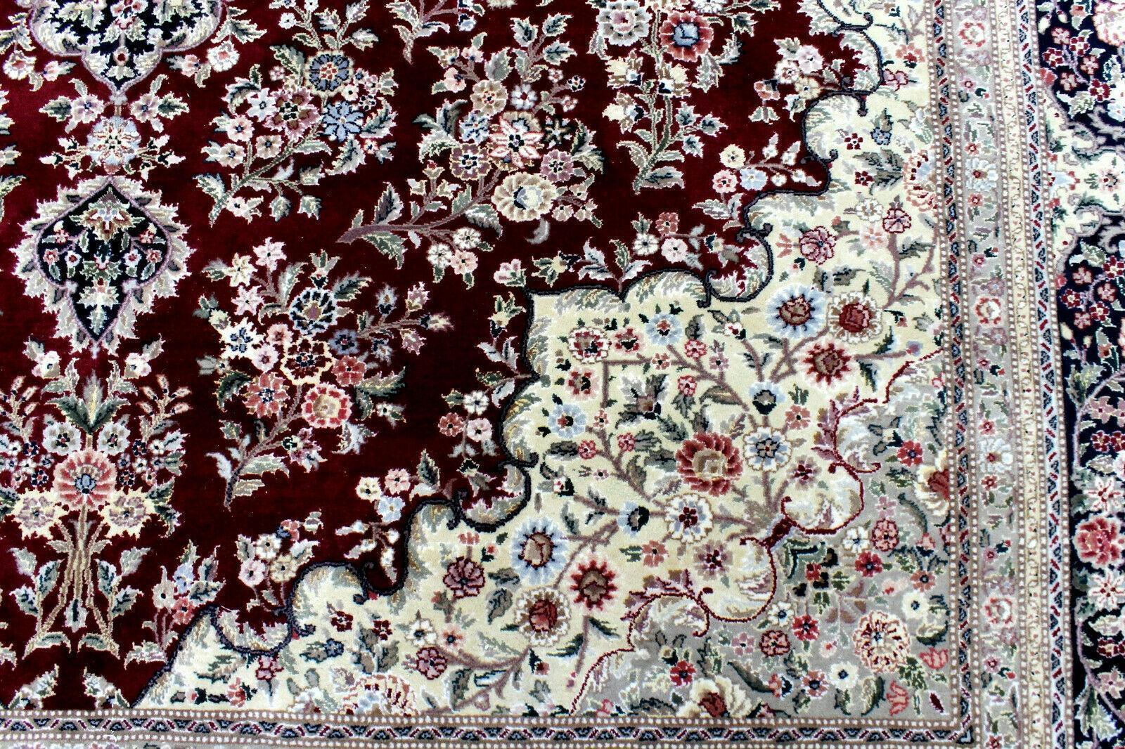 Exquisite Mint Hand-Knotted Peshawar Oriental Wool Rug – 9' x 12' - Image 10