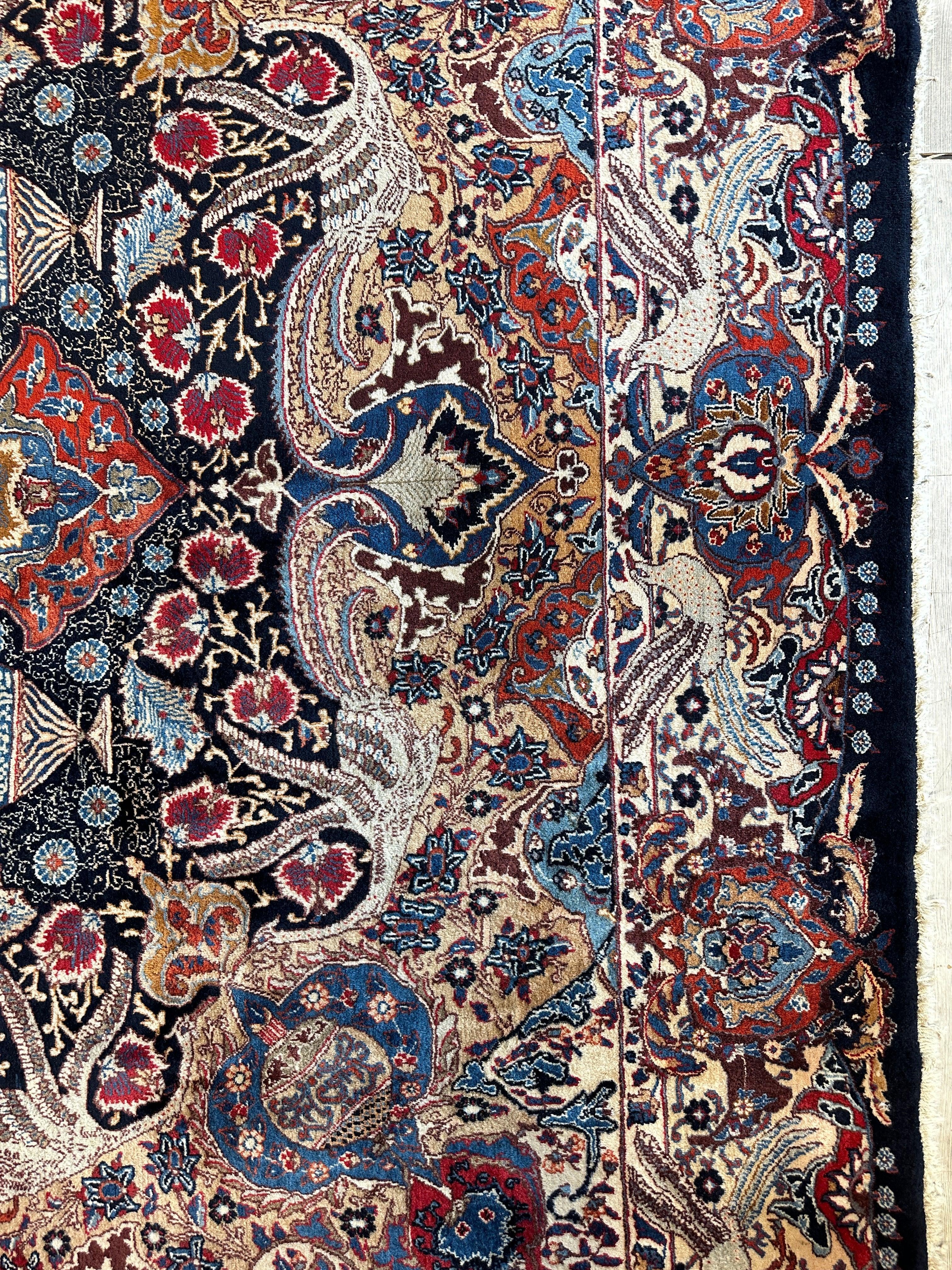 Exquisite Persian Kashmar Rug 9’11” x 13’3” - Image 12