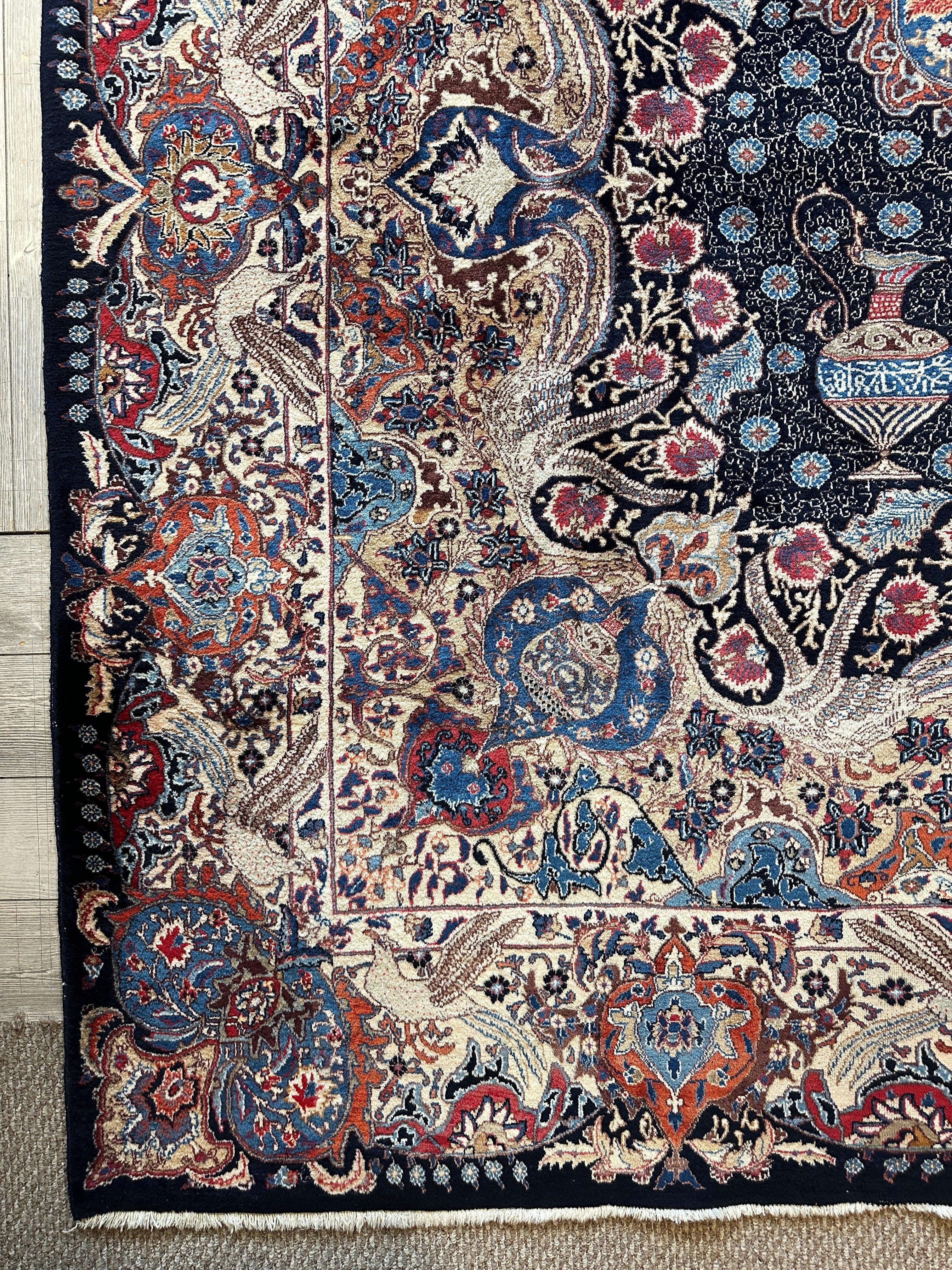 Exquisite Persian Kashmar Rug 9’11” x 13’3” - Image 16