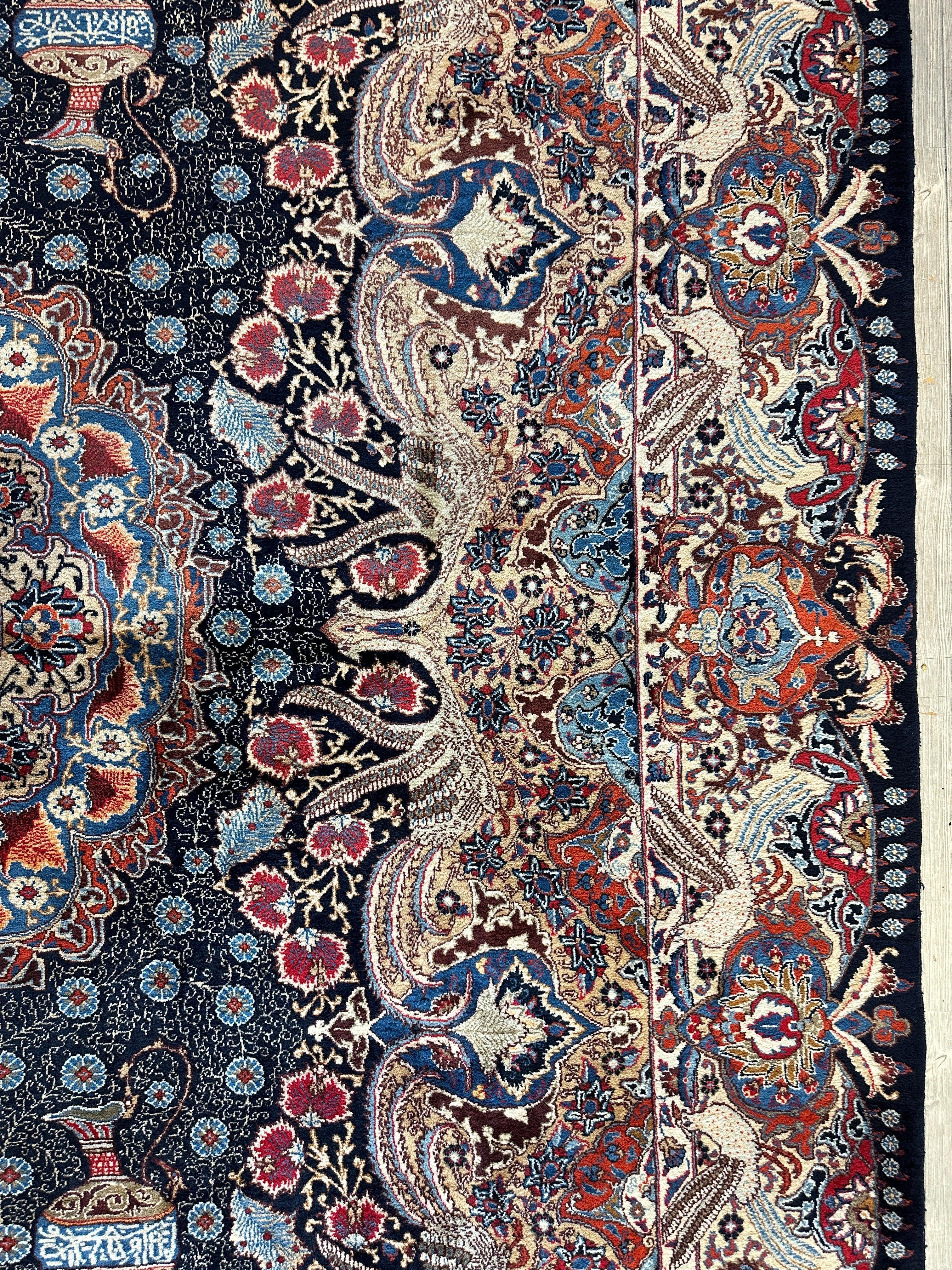 Exquisite Persian Kashmar Rug 9’11” x 13’3” - Image 17