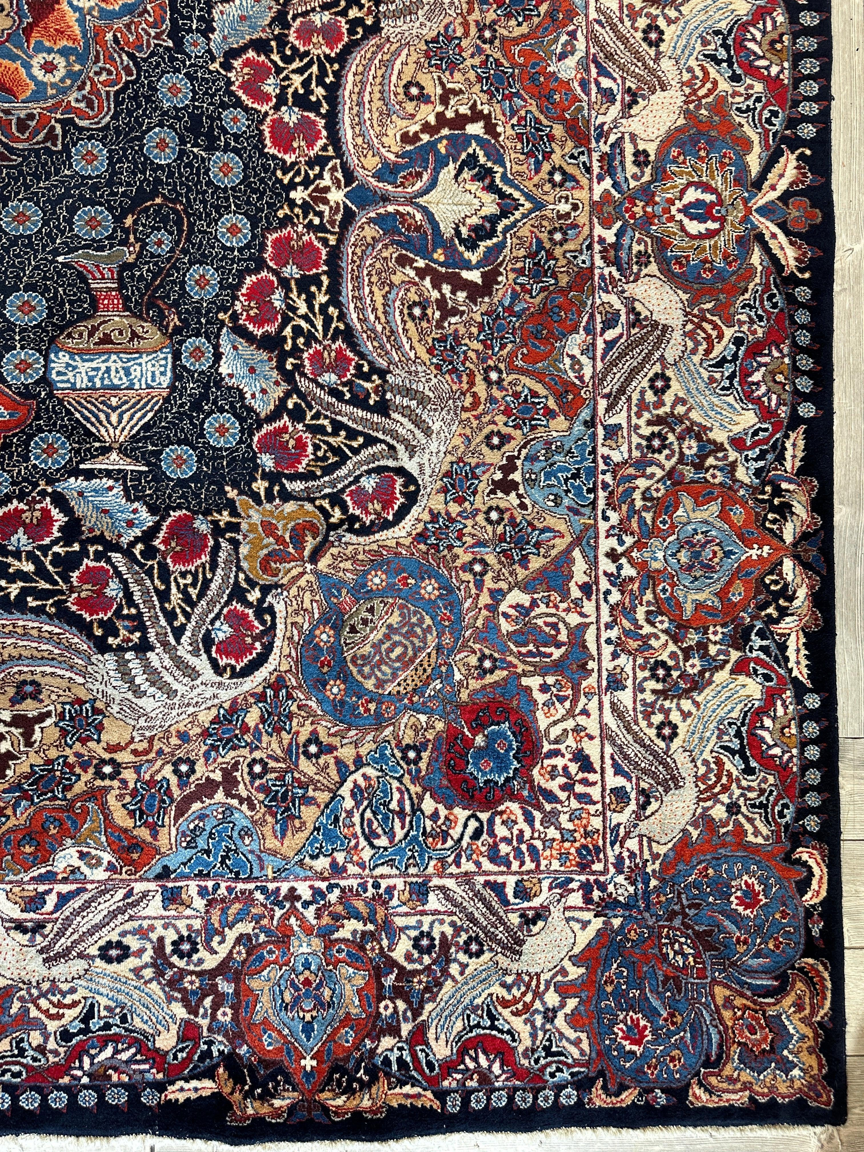 Exquisite Persian Kashmar Rug 9’11” x 13’3” - Image 18