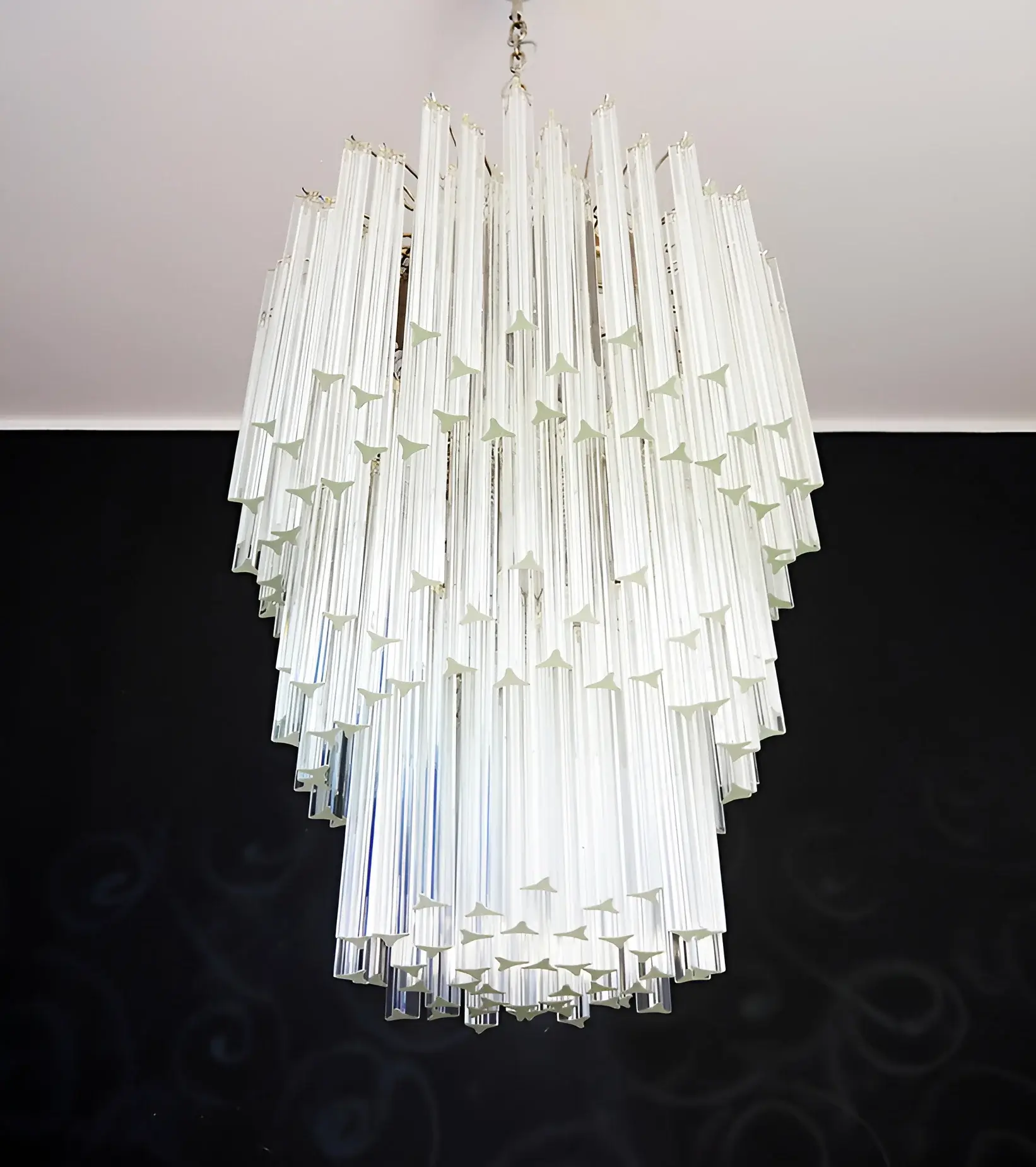 Fantastic Murano Prisms Transparent Chandelier - Image 18