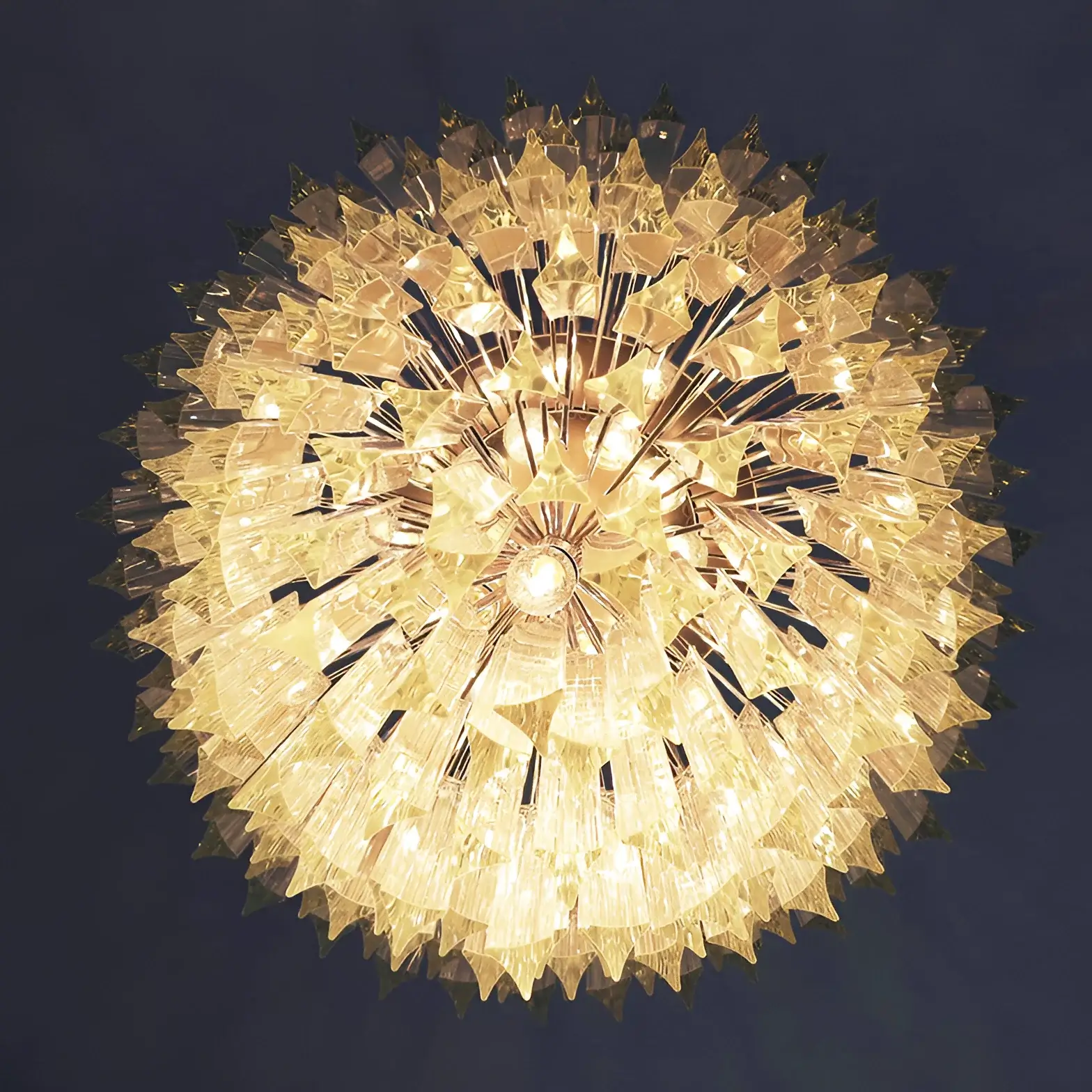 Fantastic Murano Prisms Transparent Chandelier - Image 21
