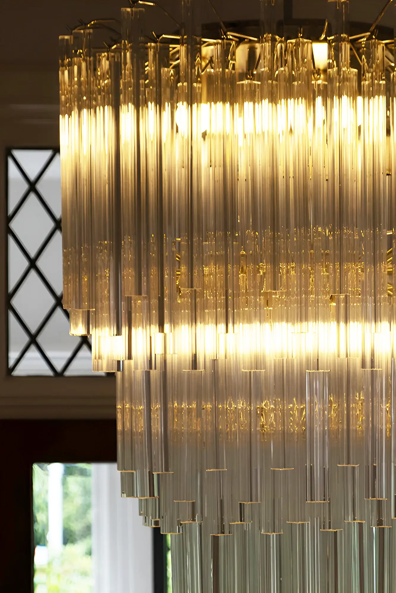 Fantastic Murano Prisms Transparent Chandelier - Image 23
