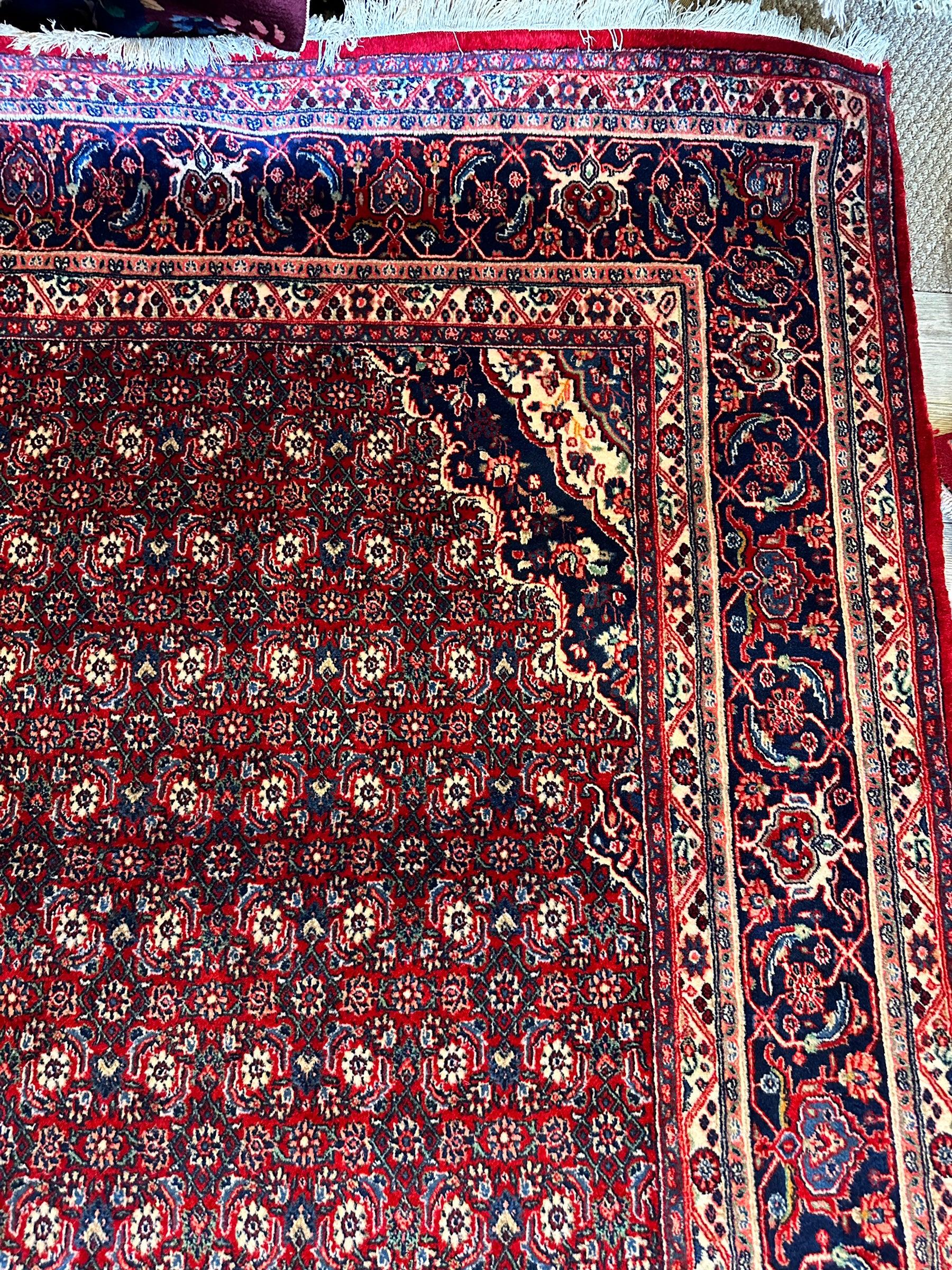 Fine Vintage Persian Mood Rug 8’7” x 14’1” - Image 12