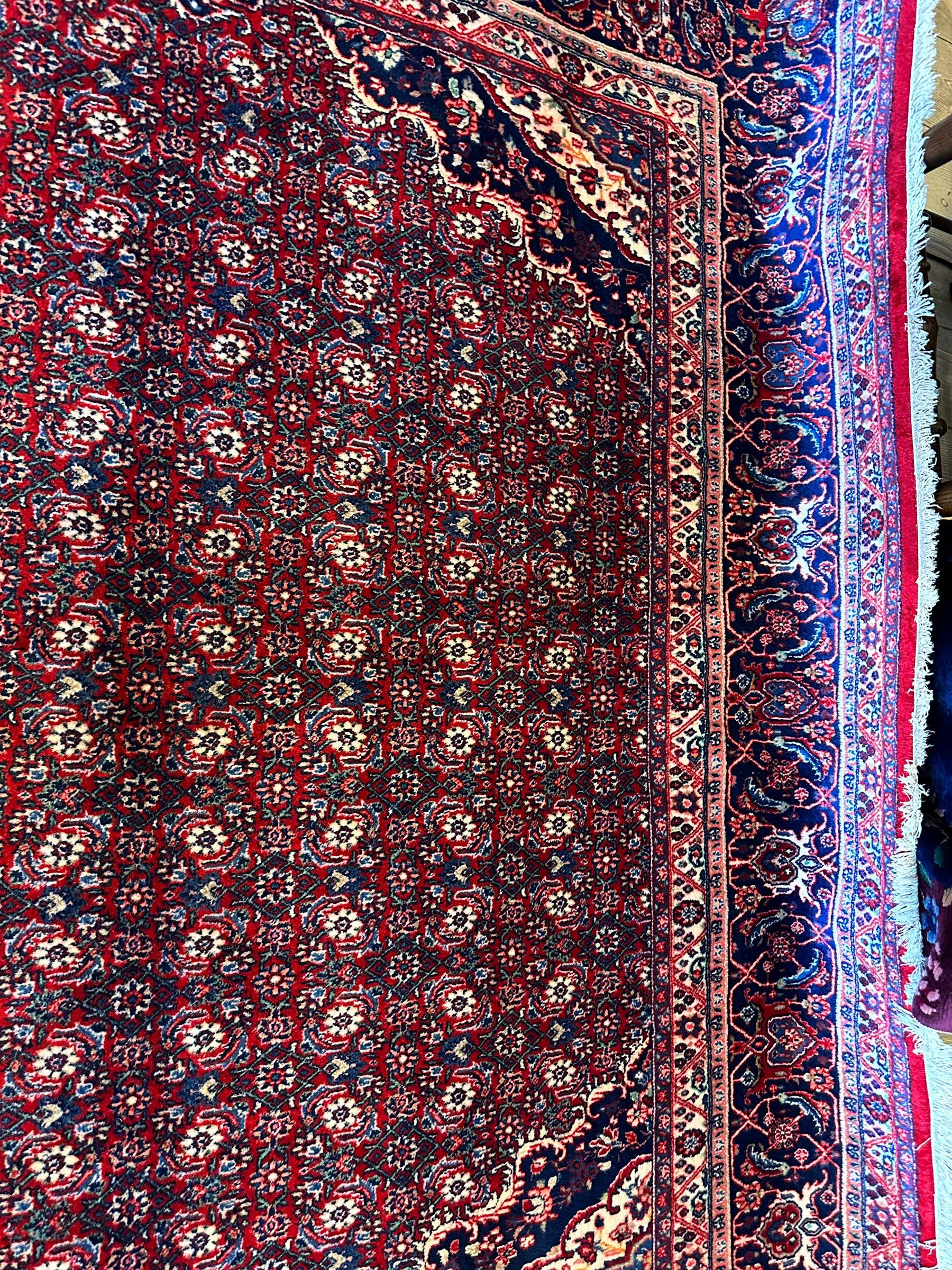 Fine Vintage Persian Mood Rug 8’7” x 14’1” - Image 13