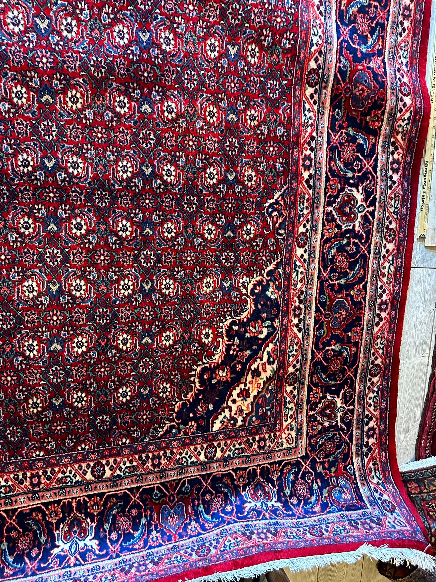 Fine Vintage Persian Mood Rug 8’7” x 14’1” - Image 15