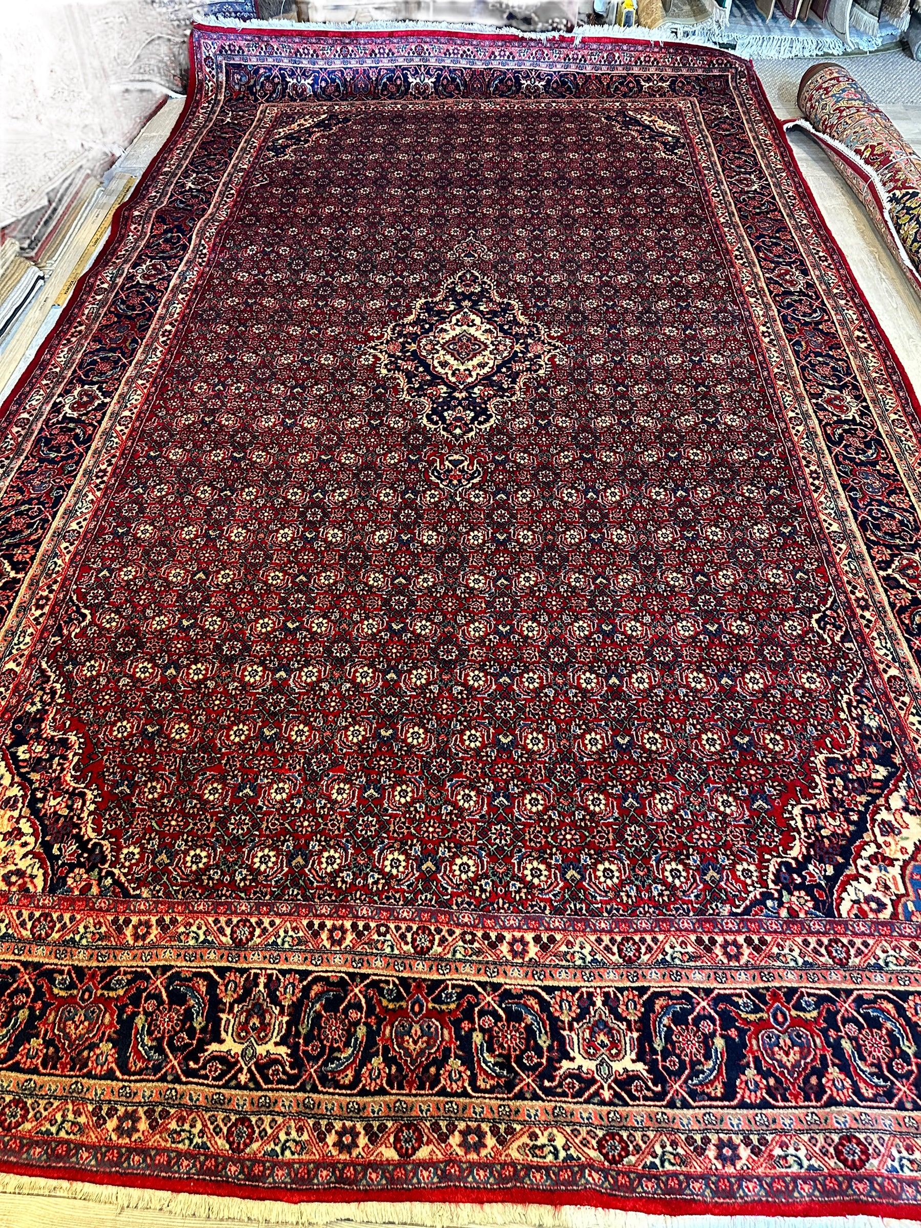 Fine Vintage Persian Mood Rug 8’7” x 14’1” - Image 3
