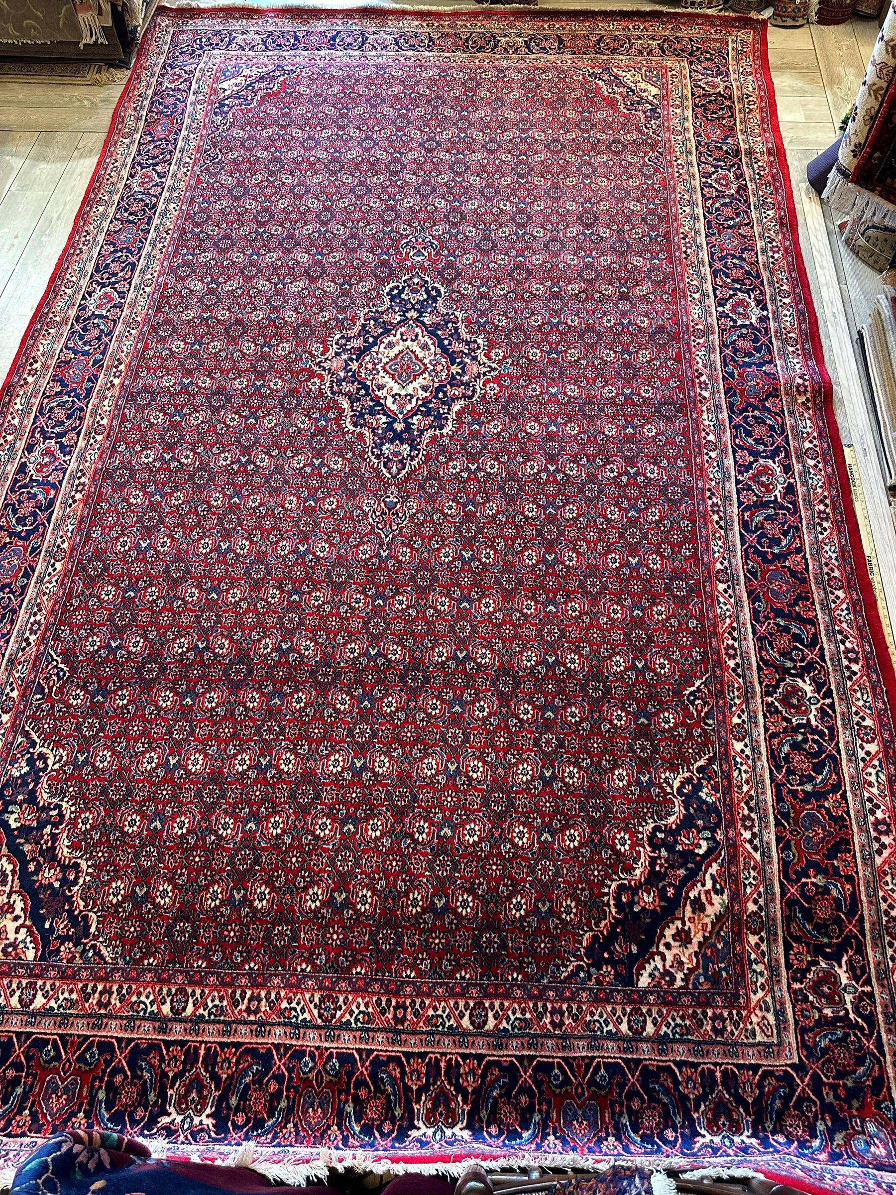 Fine Vintage Persian Mood Rug 8’7” x 14’1” - Image 4