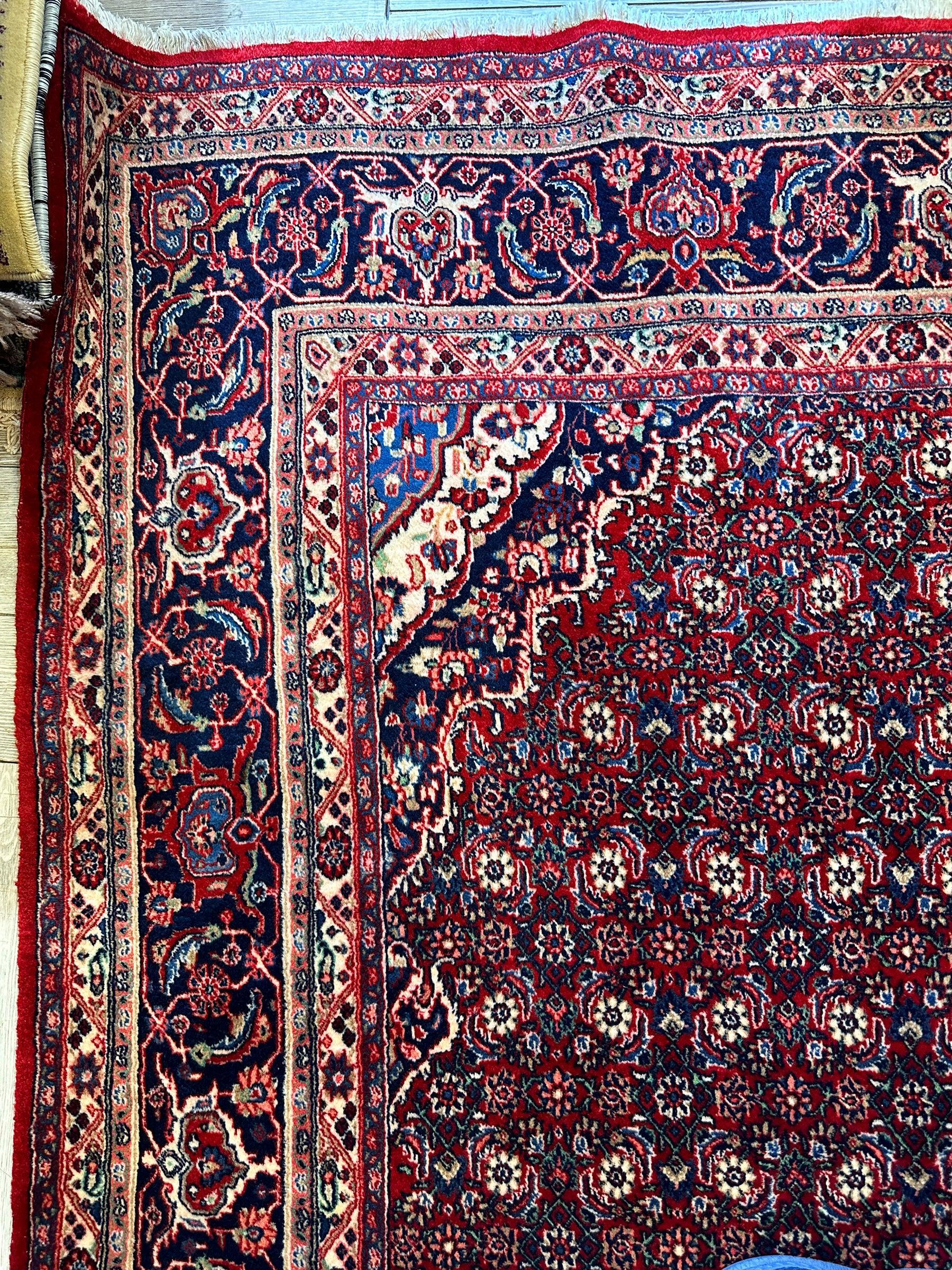 Fine Vintage Persian Mood Rug 8’7” x 14’1” - Image 5