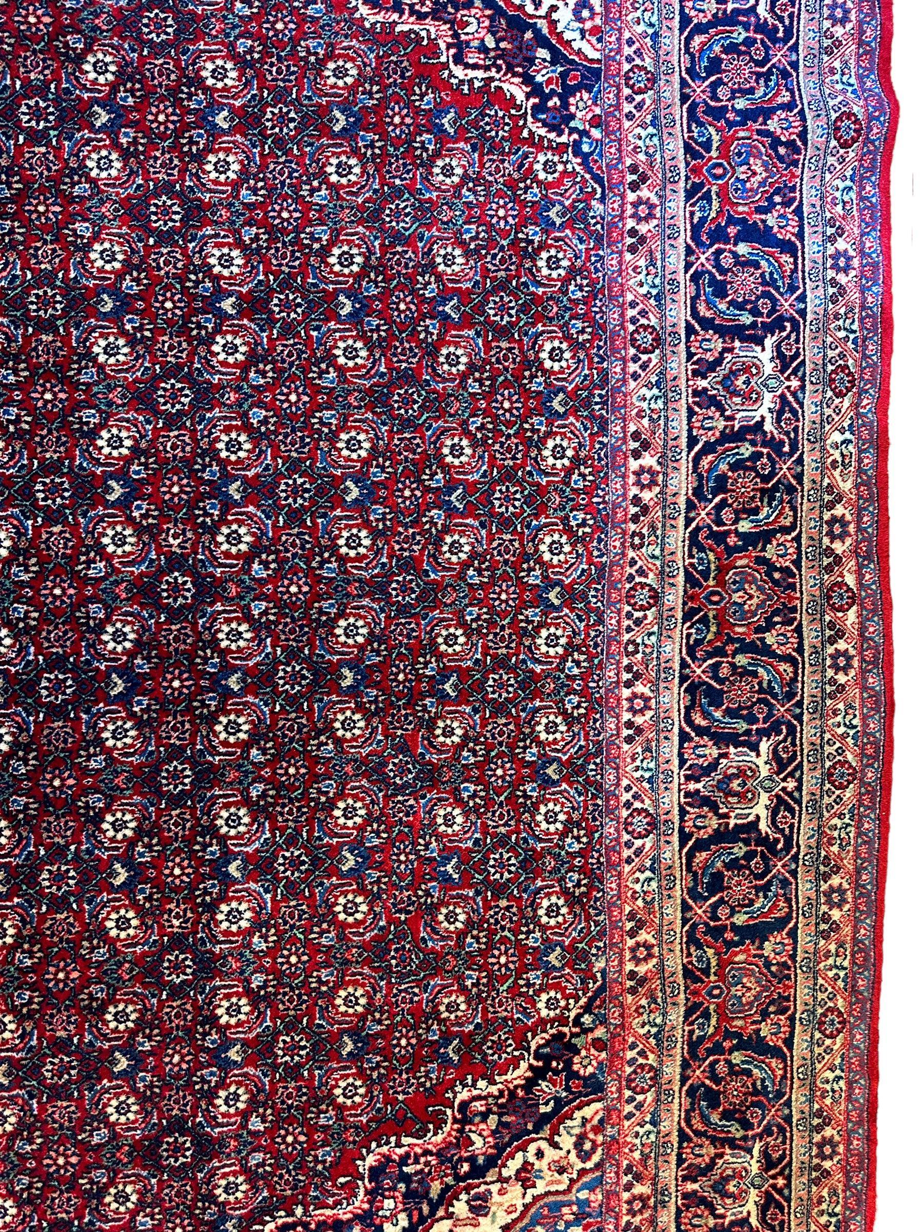 Fine Vintage Persian Mood Rug 8’7” x 14’1” - Image 6