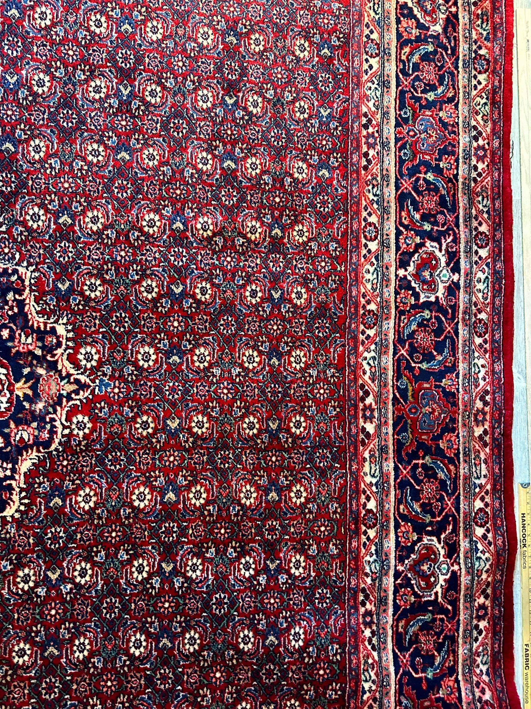 Fine Vintage Persian Mood Rug 8’7” x 14’1” - Image 8