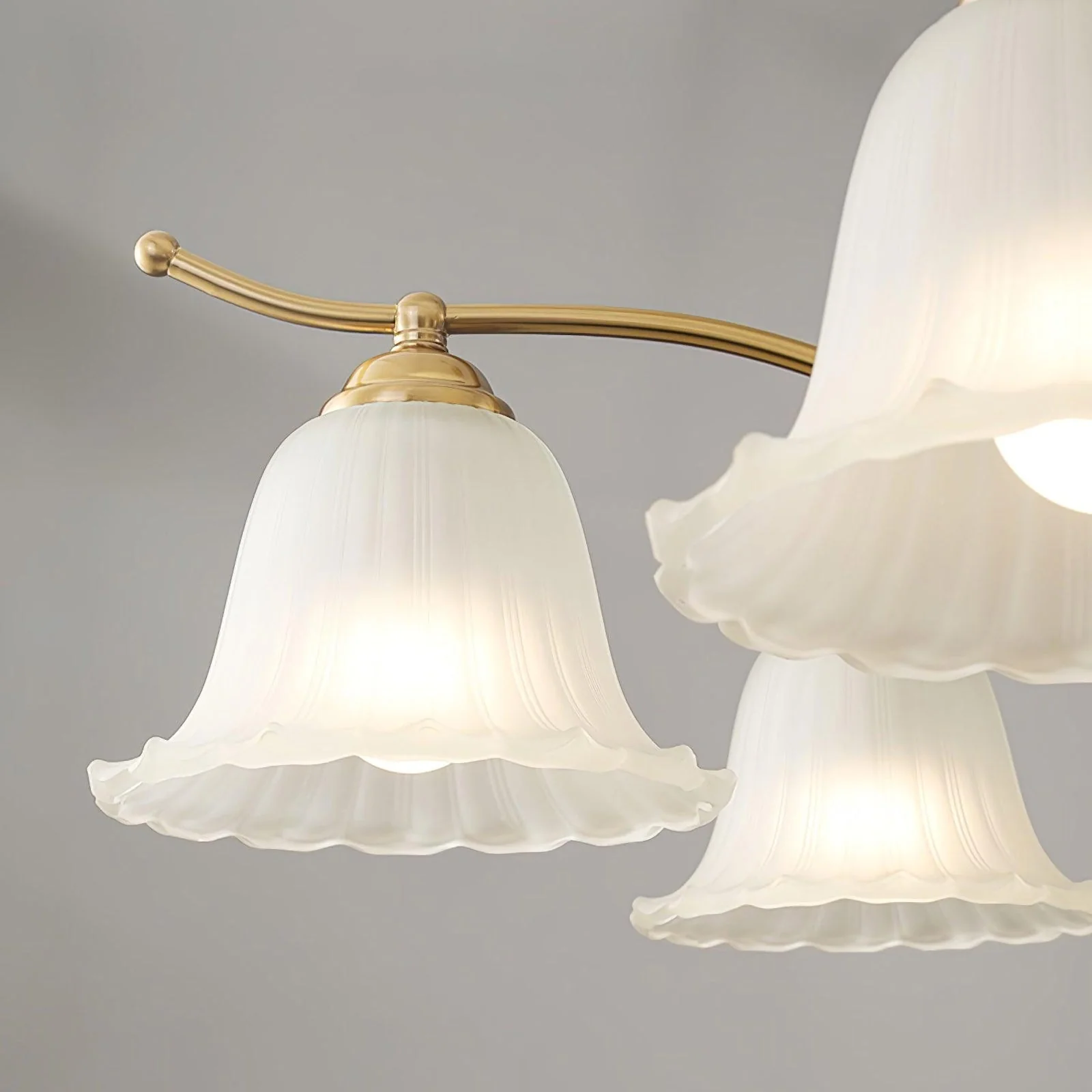 Flora Brass Chandelier - Image 10