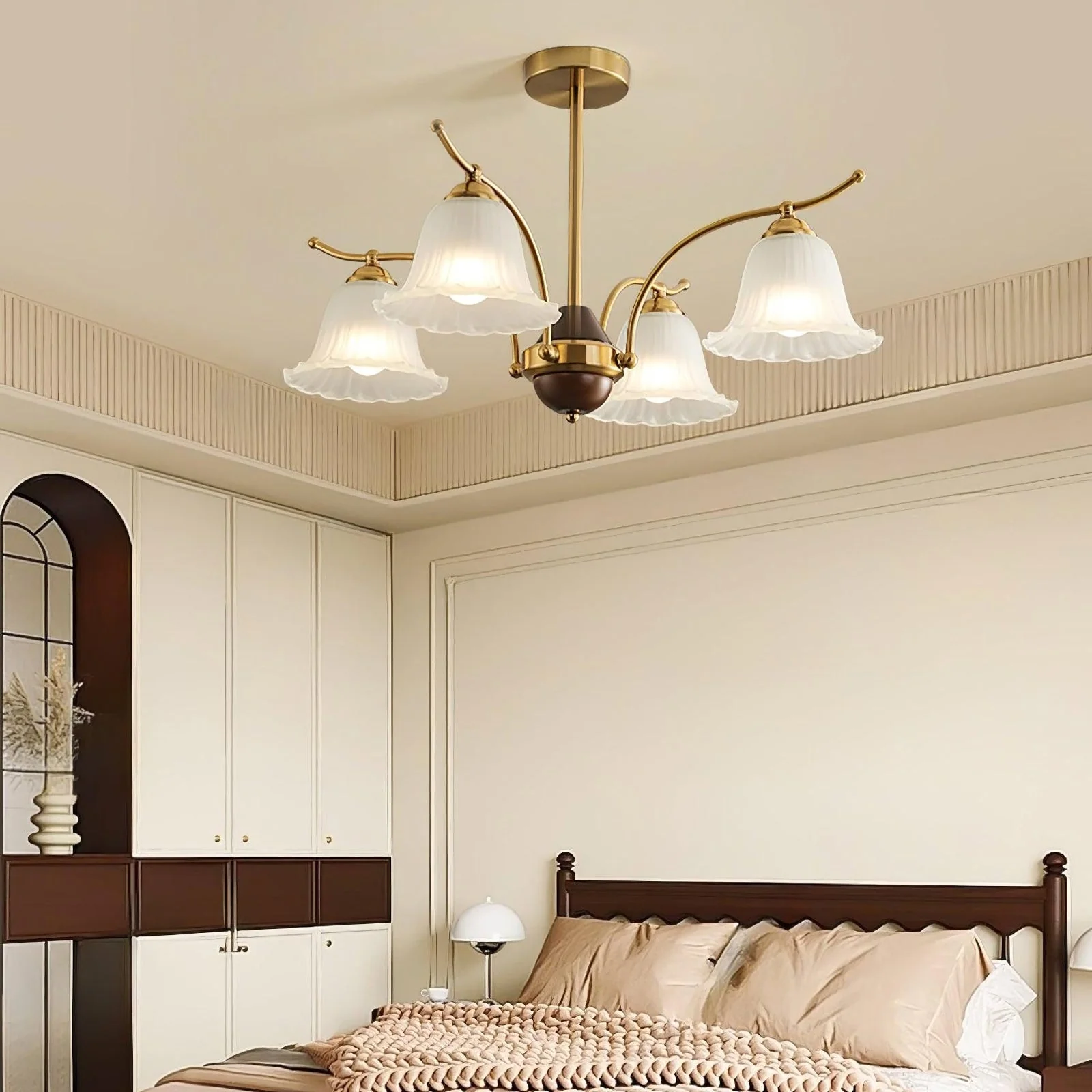 Flora Brass Chandelier - Image 2