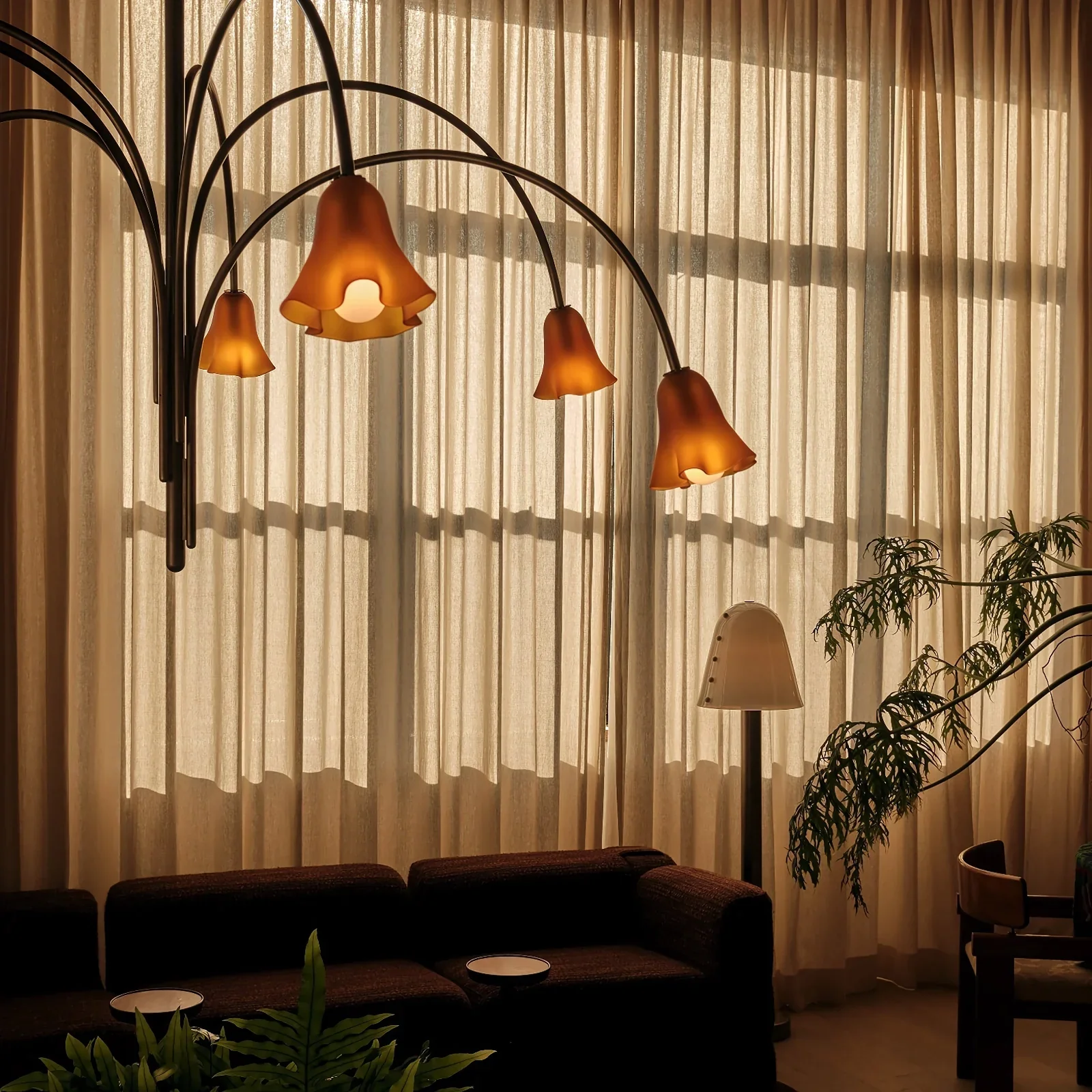 Flora Medieval Glass Chandelier - Image 4