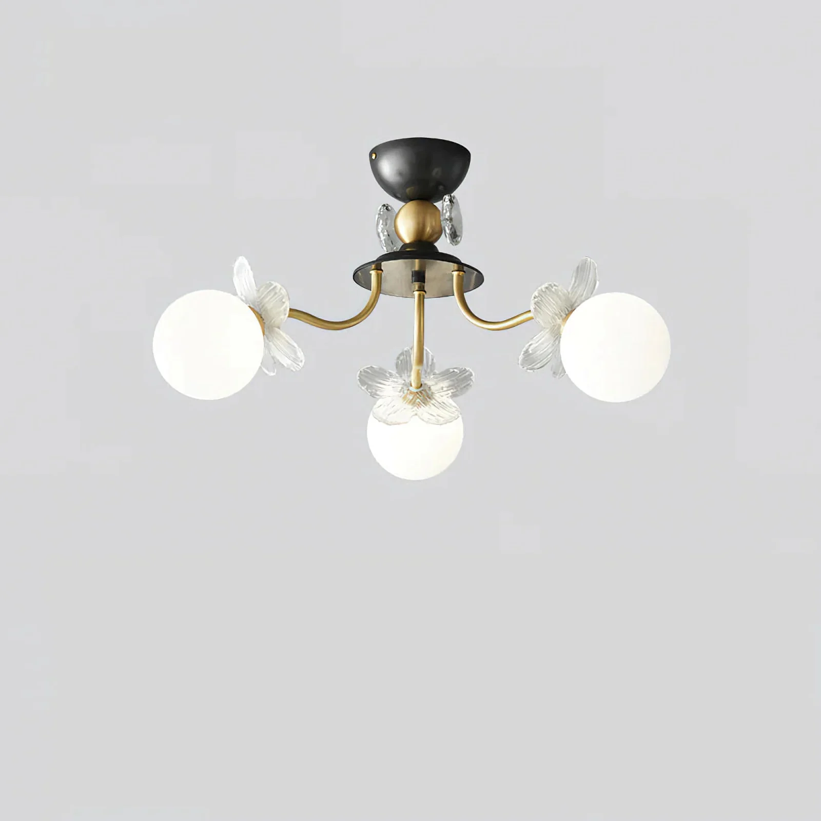 Floral Petal Globe Chandelier - Image 13