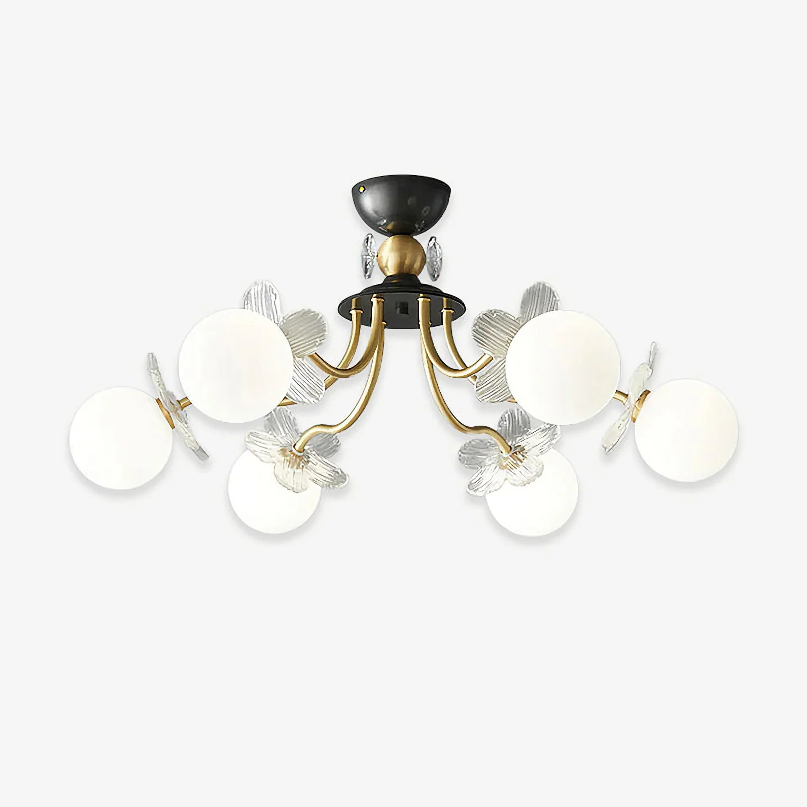 Floral Petal Globe Chandelier - Image 14