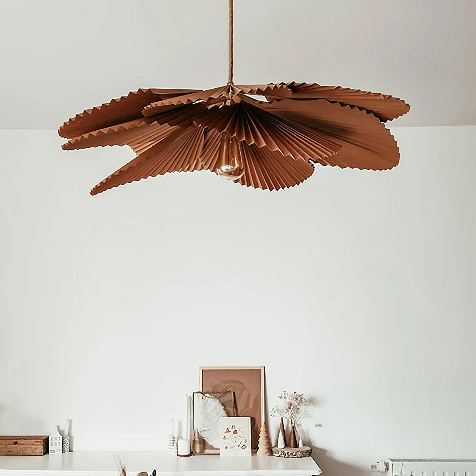 Folding Lotus Pendant Lamp - Image 11