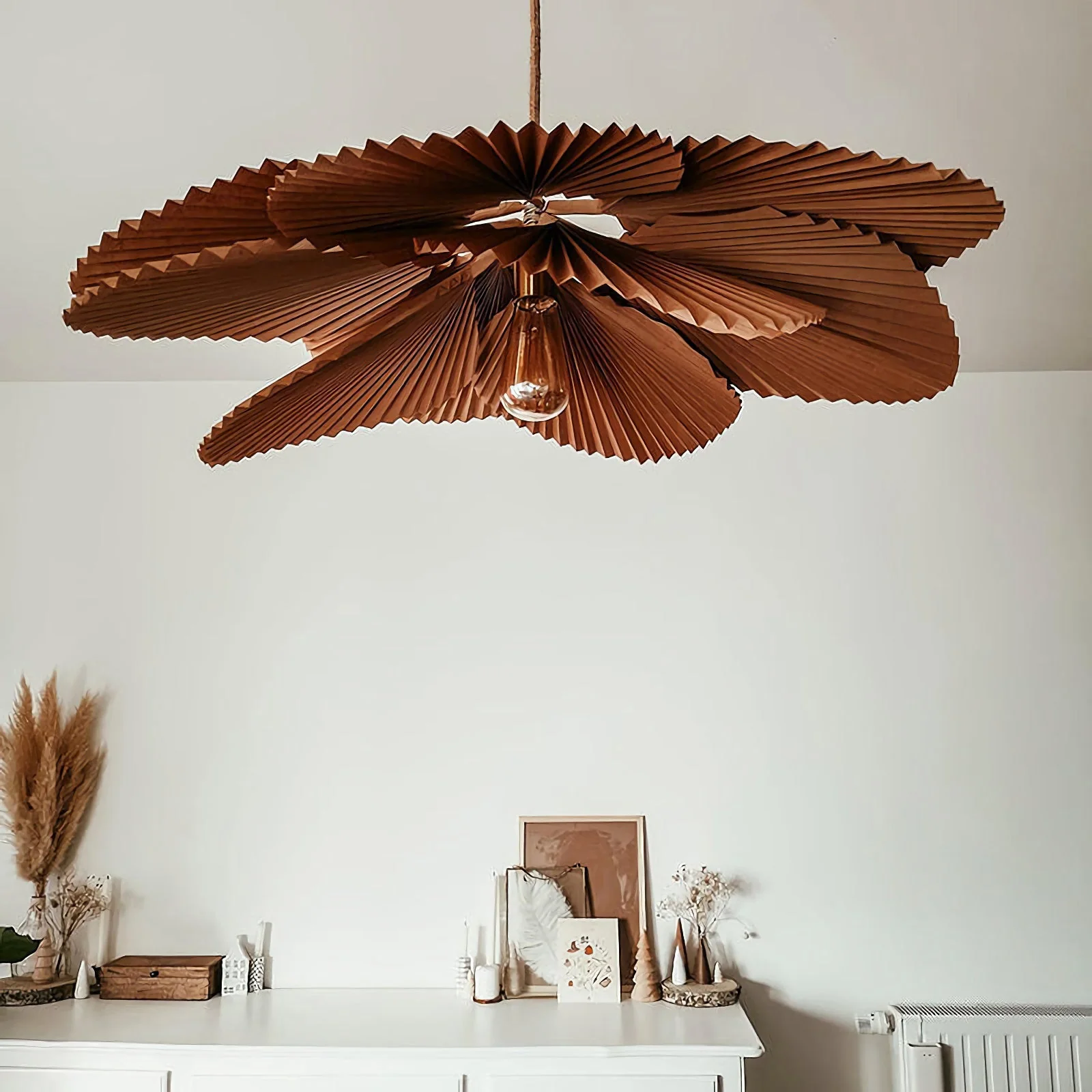 Folding Lotus Pendant Lamp - Image 12
