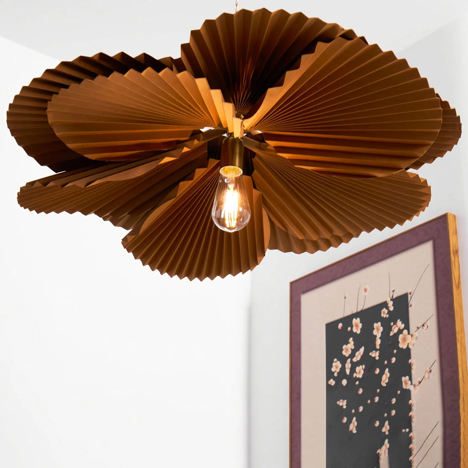 Folding Lotus Pendant Lamp - Image 13