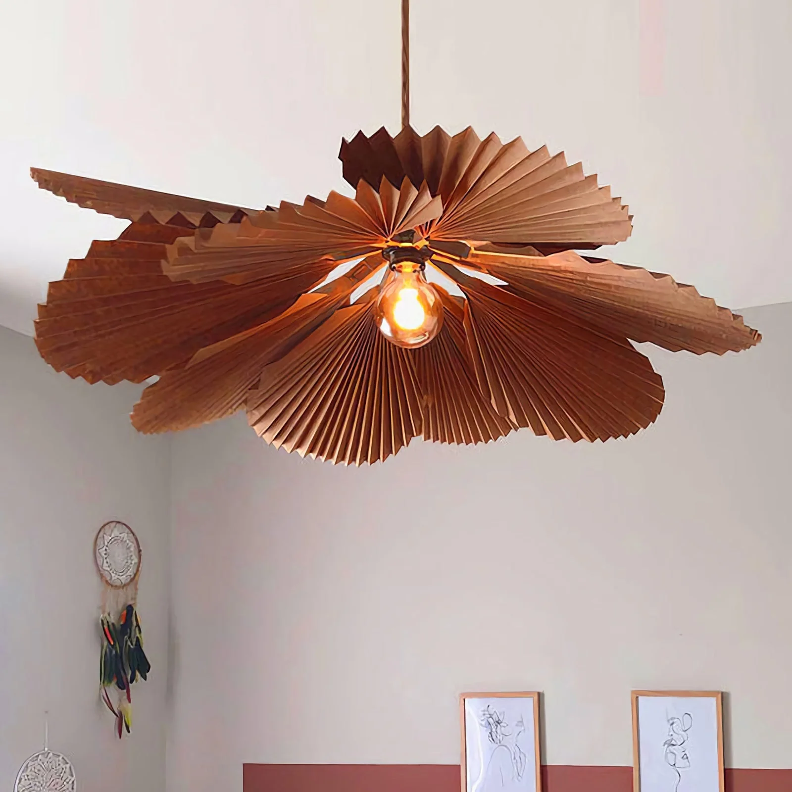 Folding Lotus Pendant Lamp - Image 16