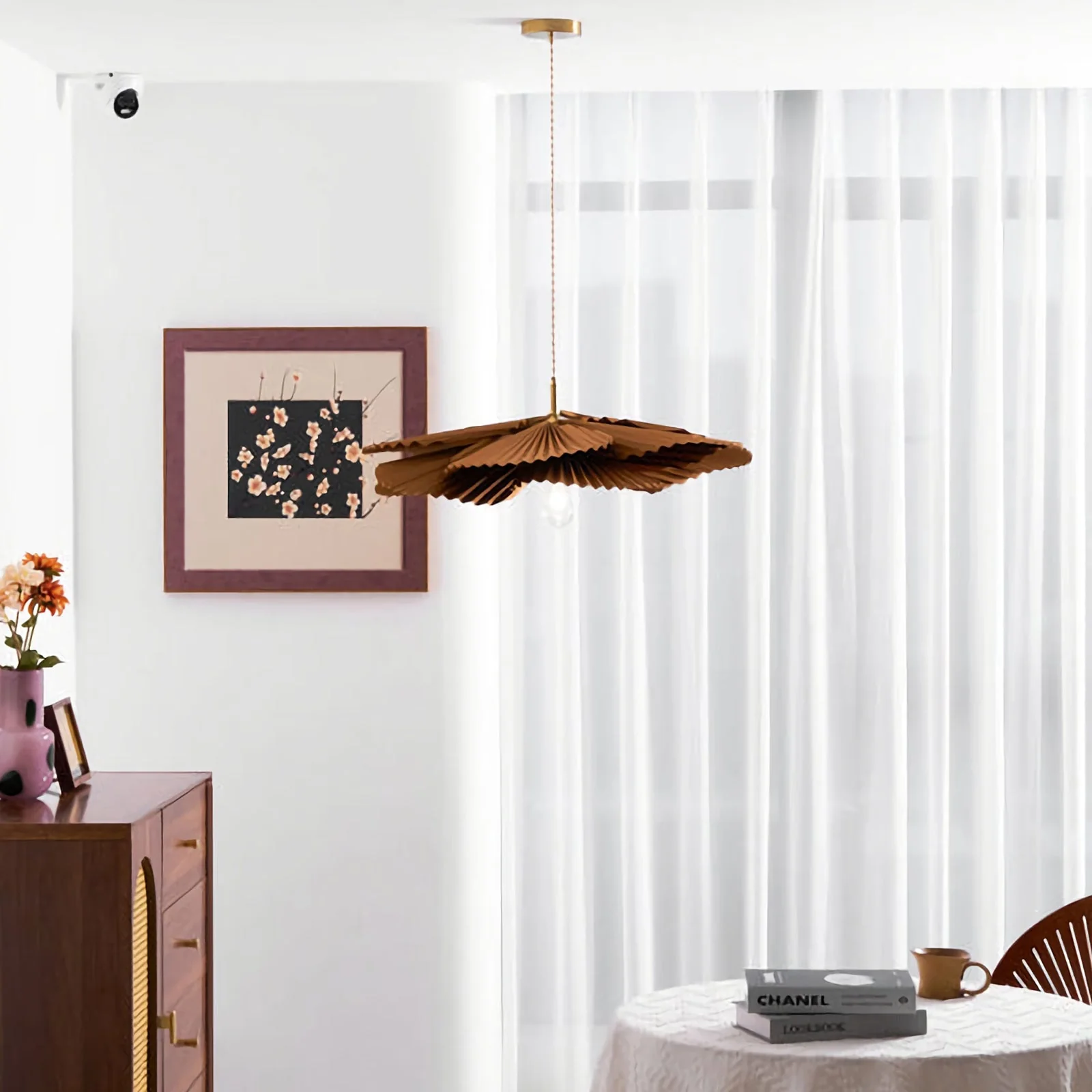 Folding Lotus Pendant Lamp - Image 2