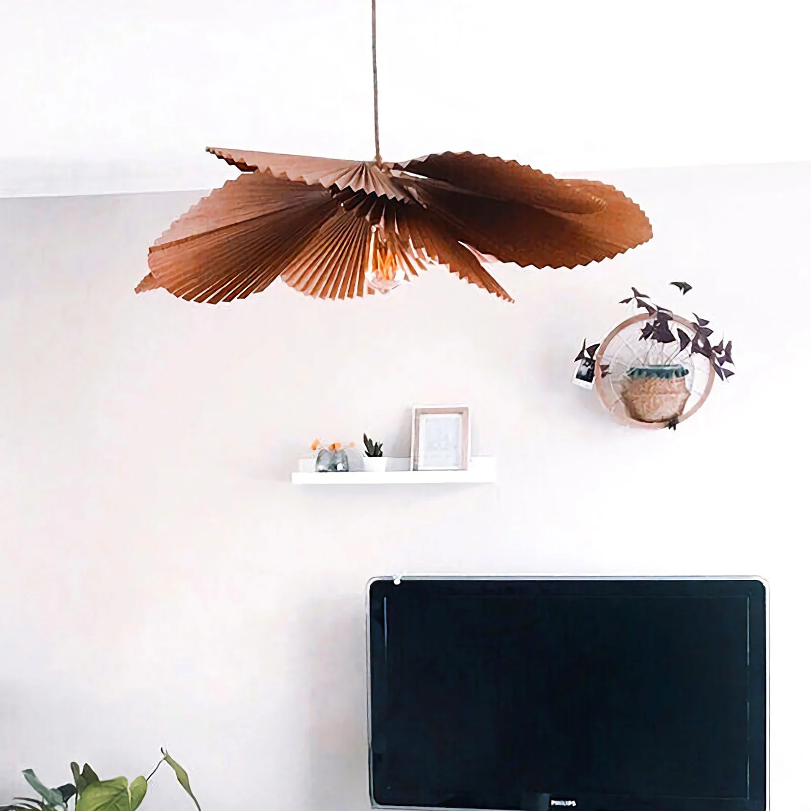 Folding Lotus Pendant Lamp - Image 9