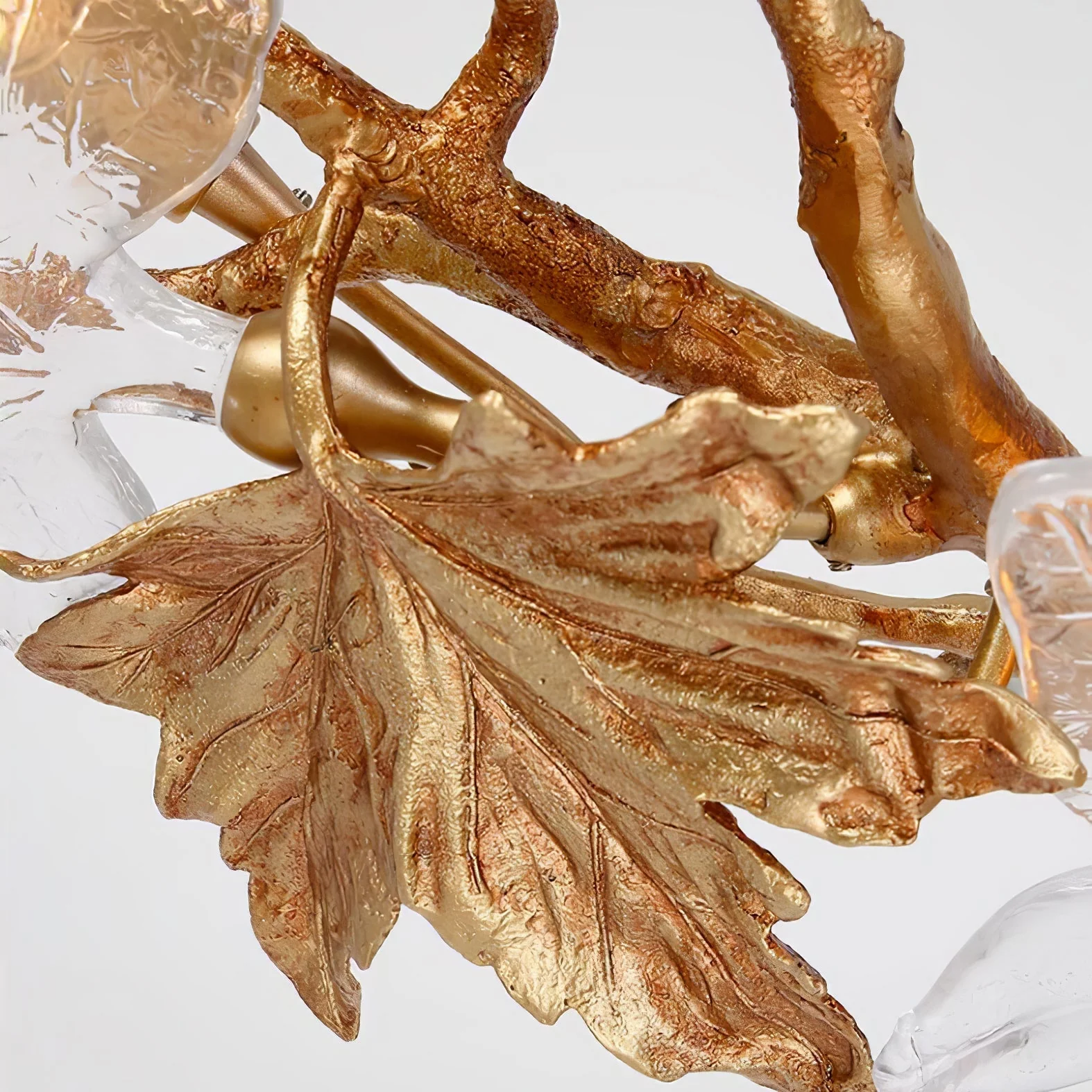 Folio Branch Brass Chandelier - Image 22