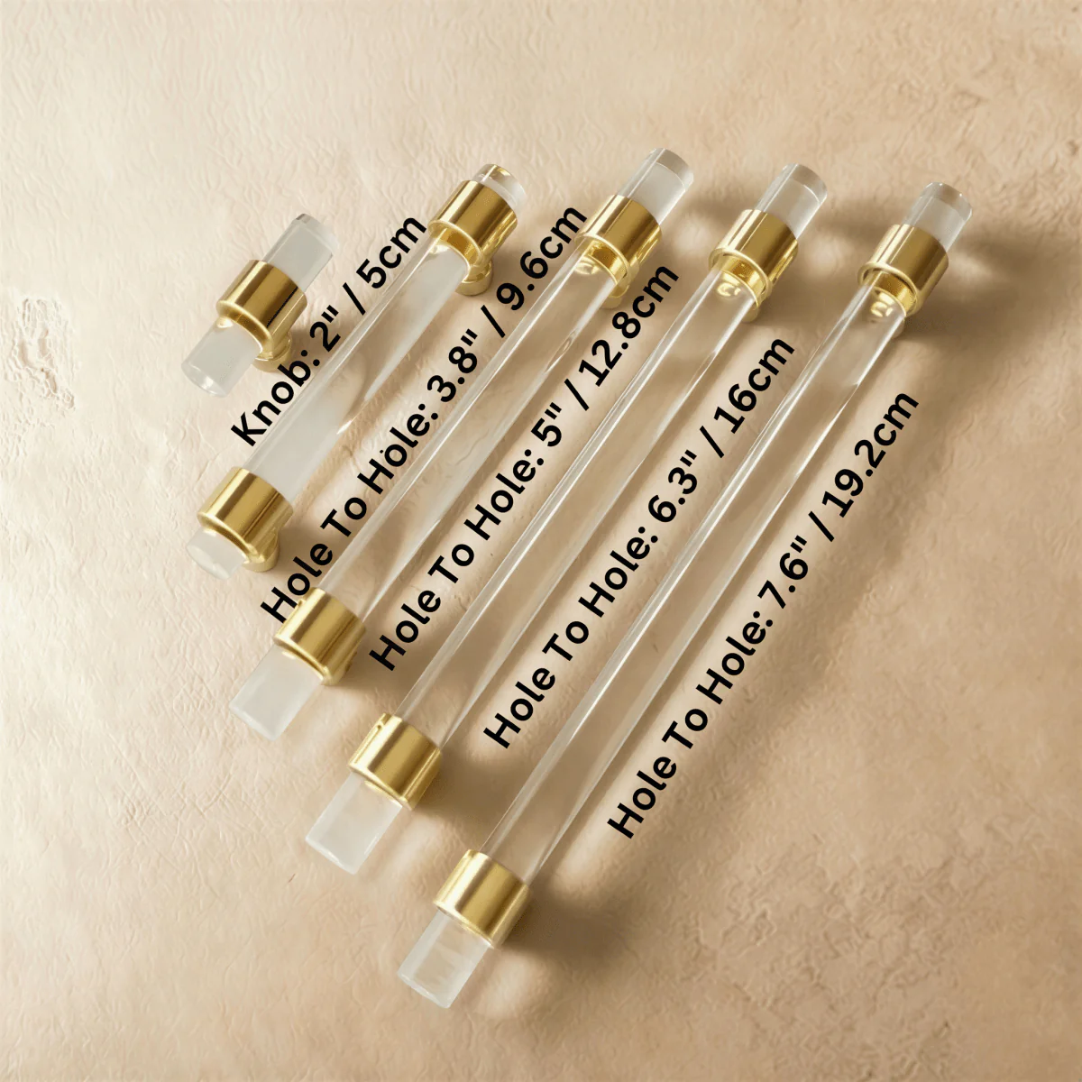 Frada Acrylic Knob & Pull Bar - Image 49