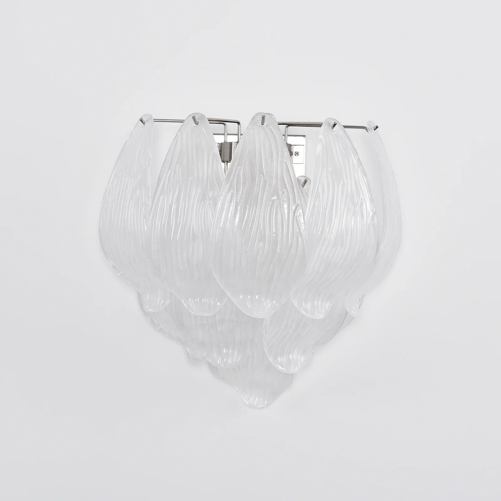 Frosted Petal Glass Wall Light - Image 15