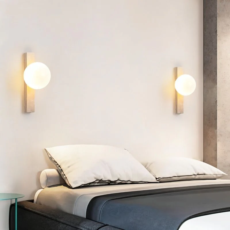 Fyris Travertine Wall Lamp - Image 5