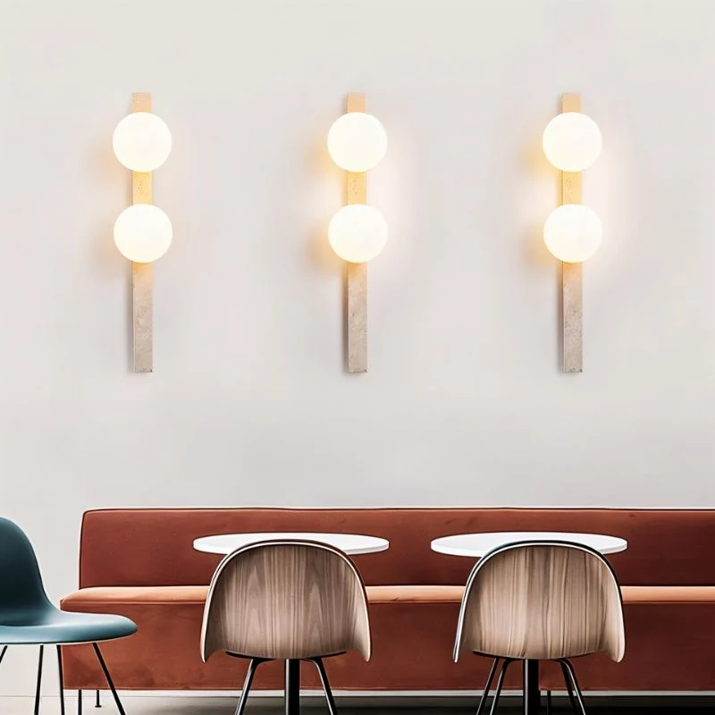 Fyris Travertine Wall Lamp - Image 7