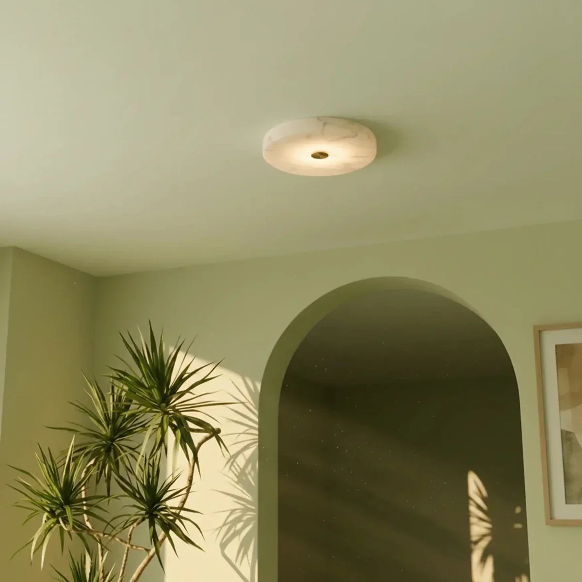 Gaba Alabaster Ceiling Light - Image 7