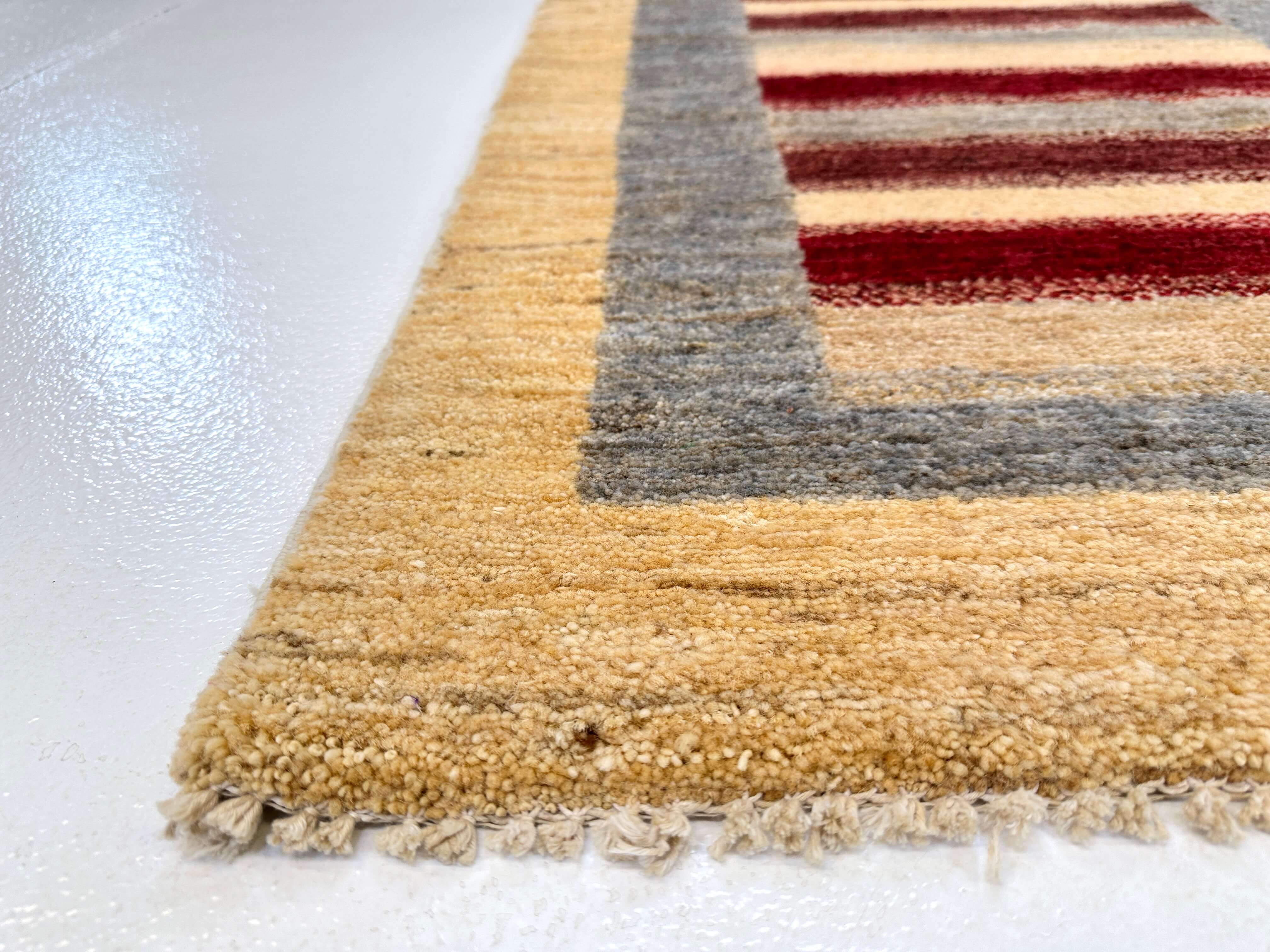 Gabbeh 2'08"x3'11" ivory/multicolor - Image 3