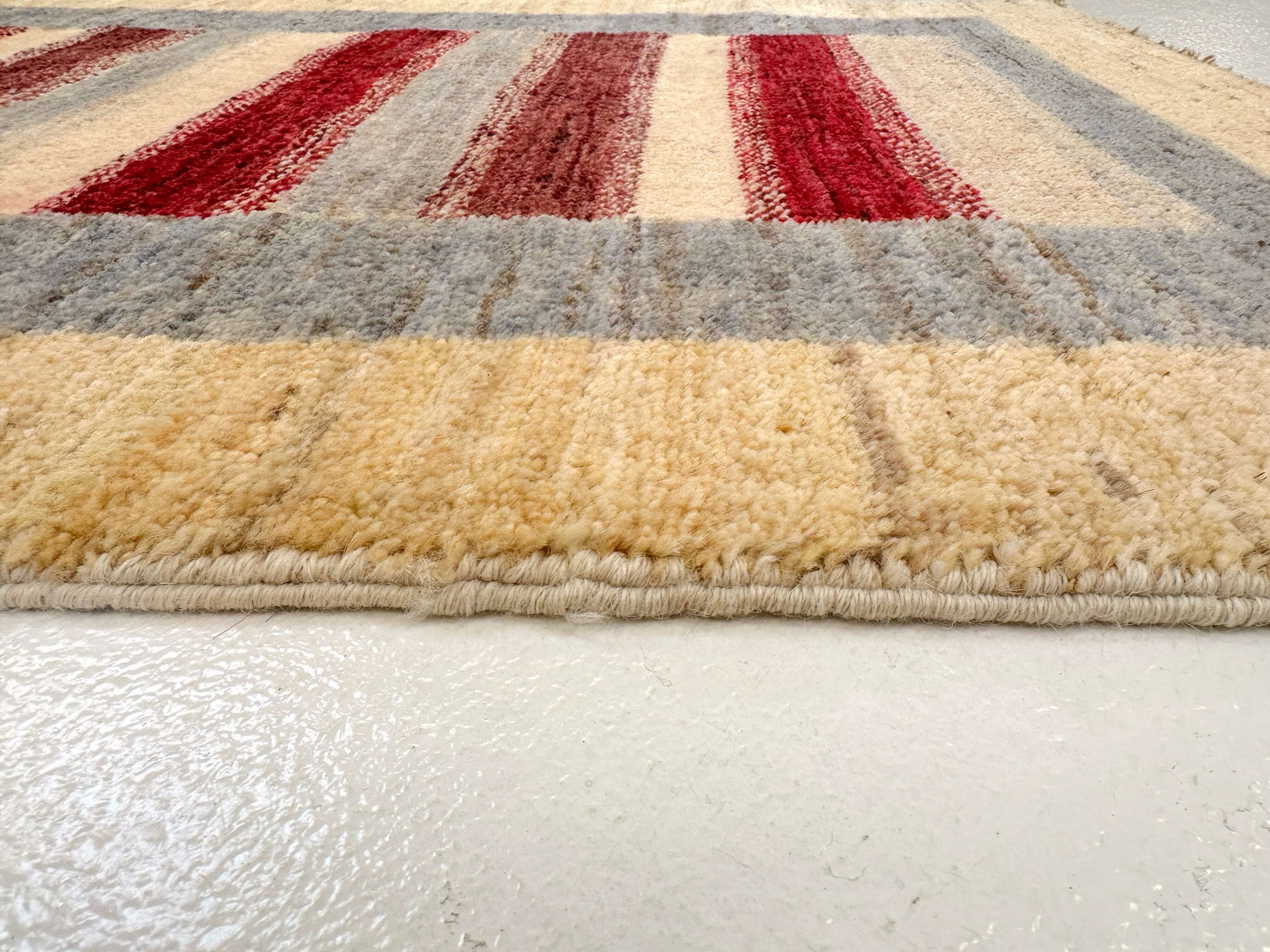 Gabbeh 2'08"x3'11" ivory/multicolor - Image 4