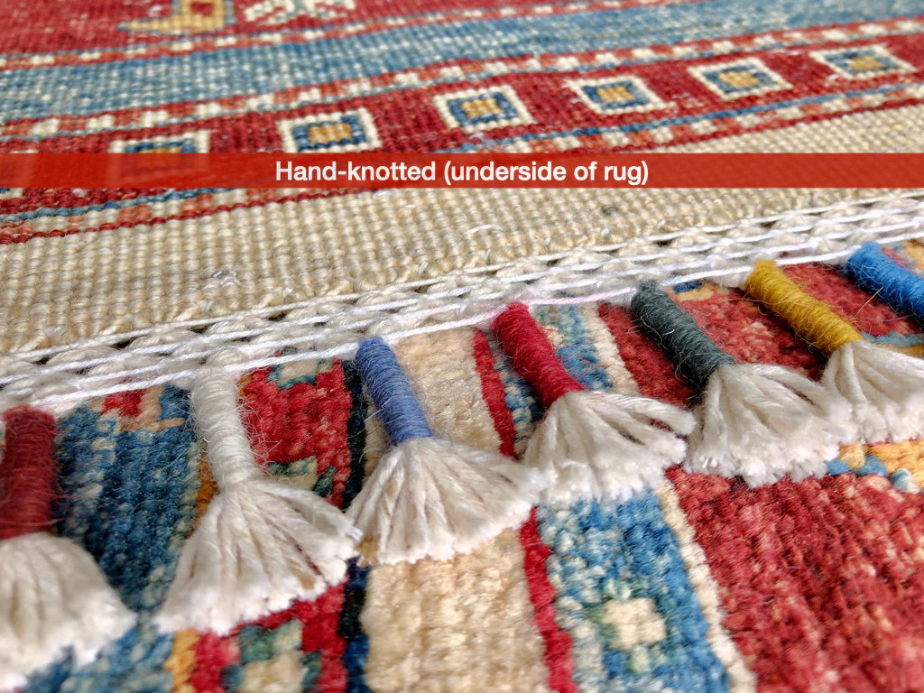 Gabbeh (5'11"x7'00") multistripe/red - Image 10