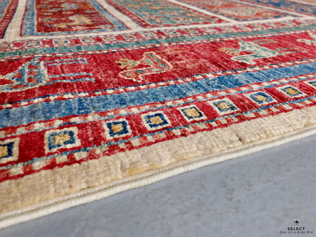 Gabbeh (5'11"x7'00") multistripe/red - Image 4
