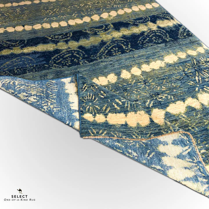 Gabbeh (6'00"x9'01") blue/green - Image 4